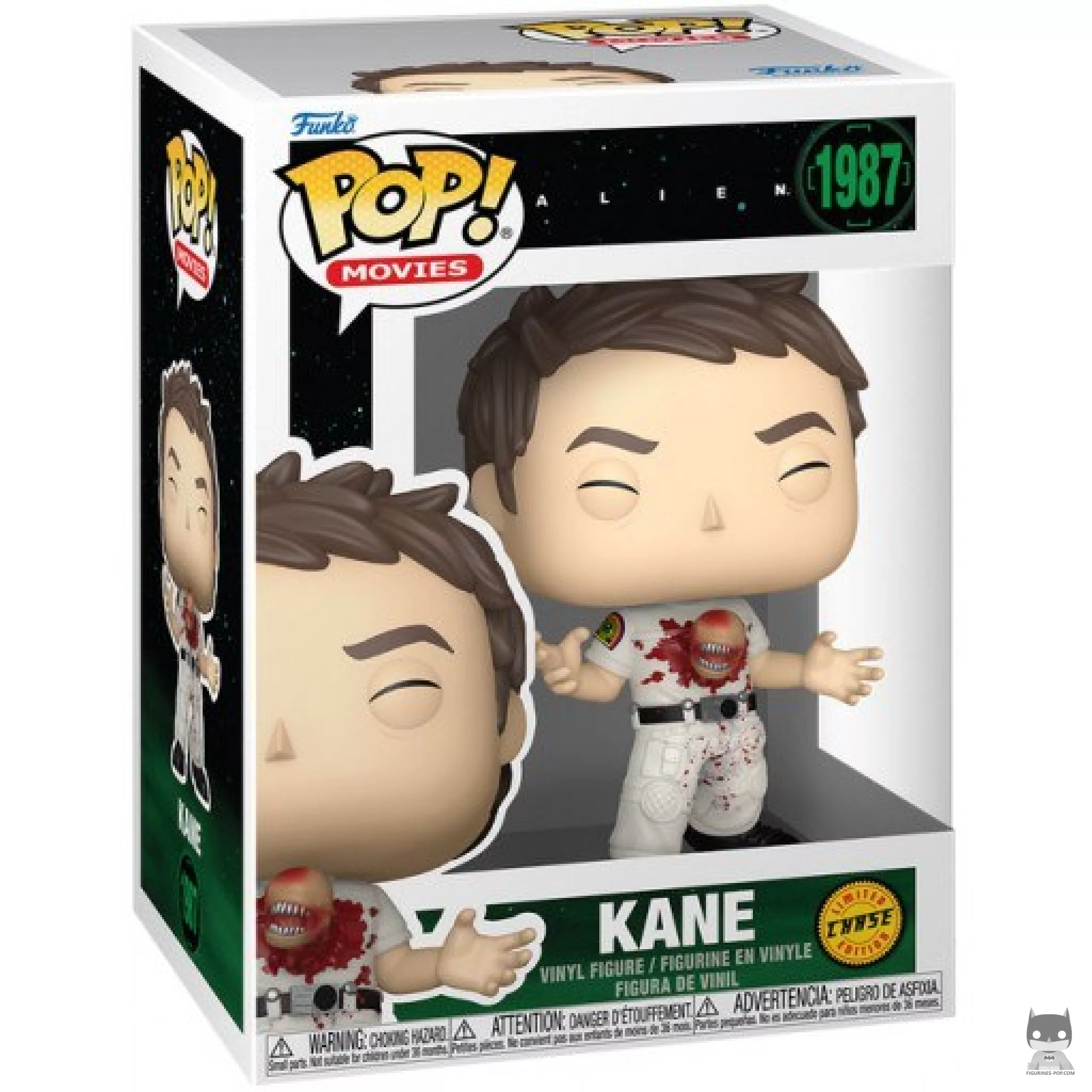 Figura Funko Pop! Kan con Facehugger (Chase) en su caja
