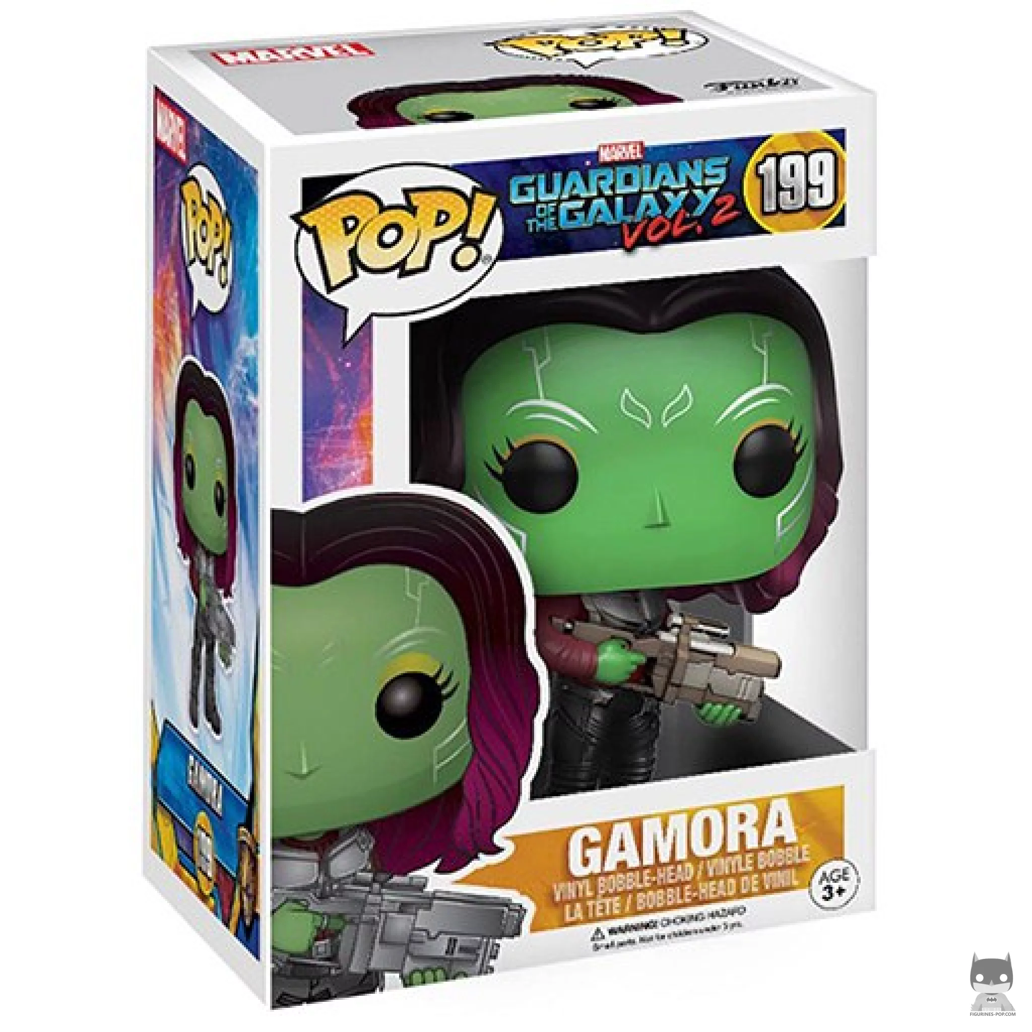 Figura Funko Pop! Gamora en su caja