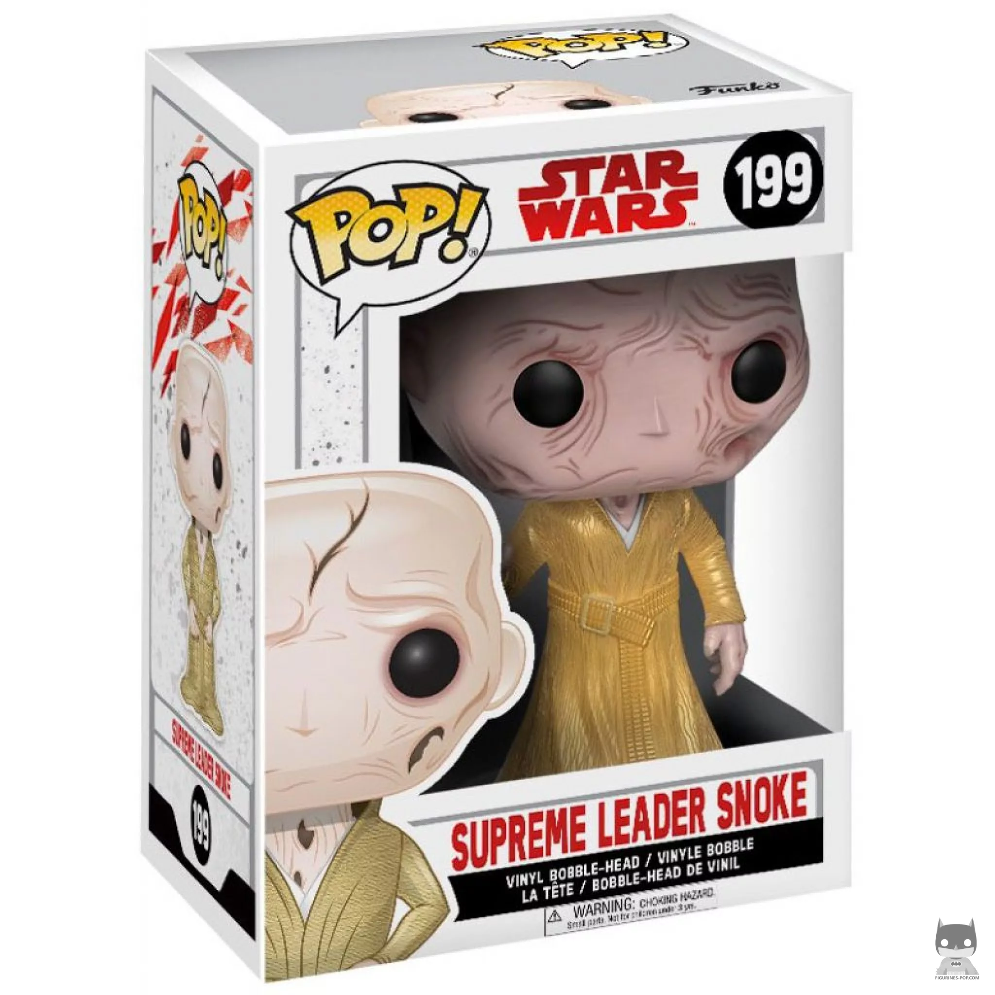 Figura Funko Pop! Líder Supremo Snoke en su caja