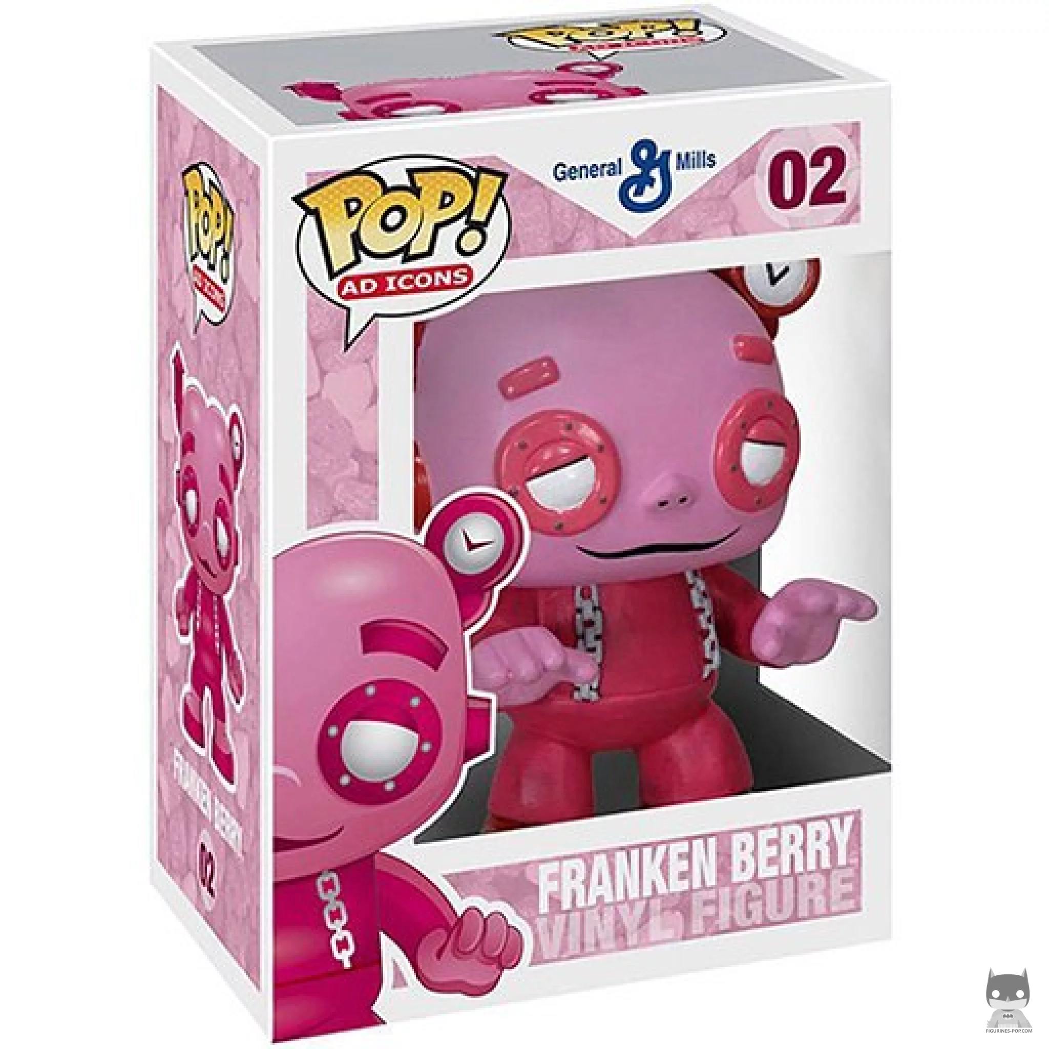 Figura Funko Pop! Franken Berry (Metalizado) en su caja