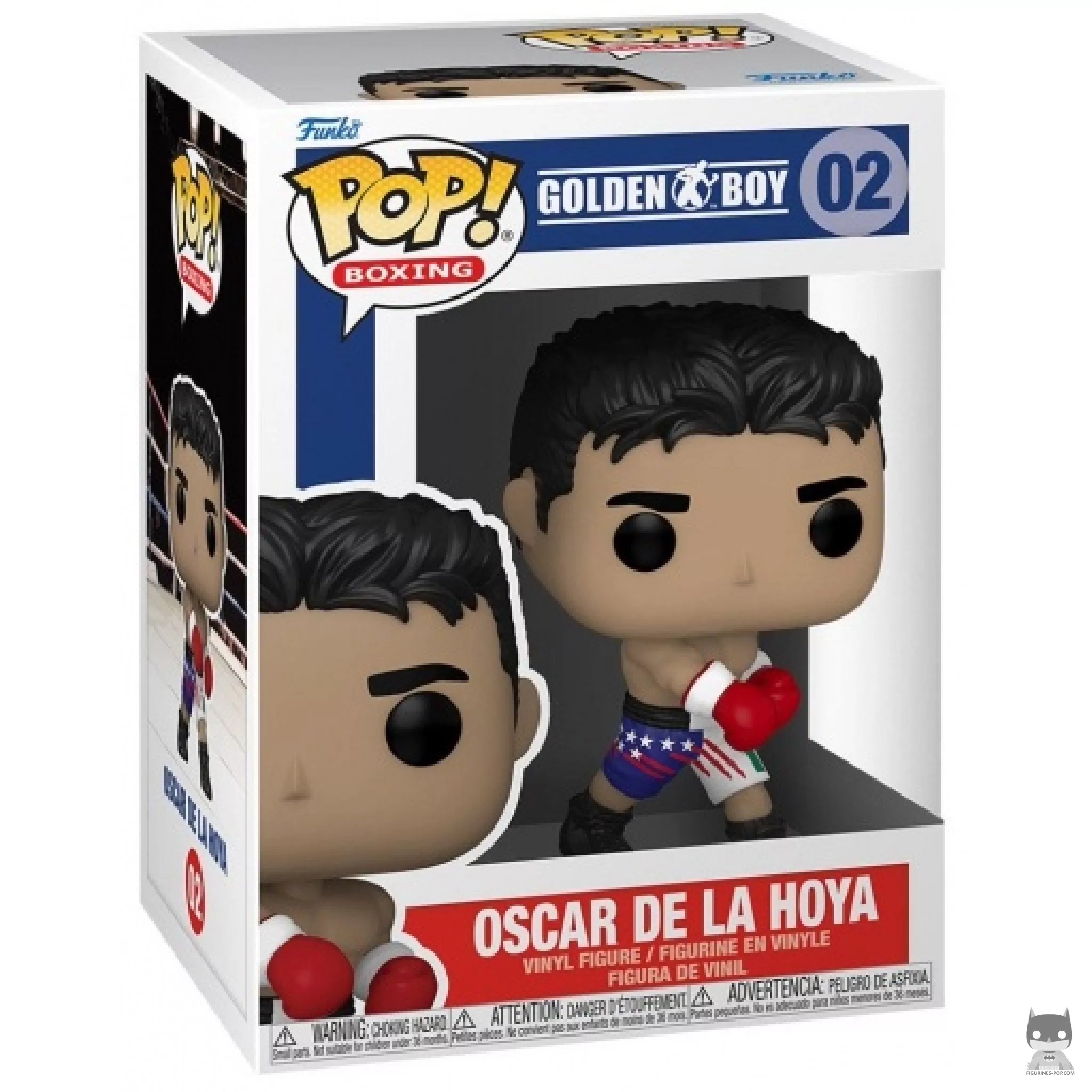 Figura Funko Pop! Oscar de la Hoya en su caja