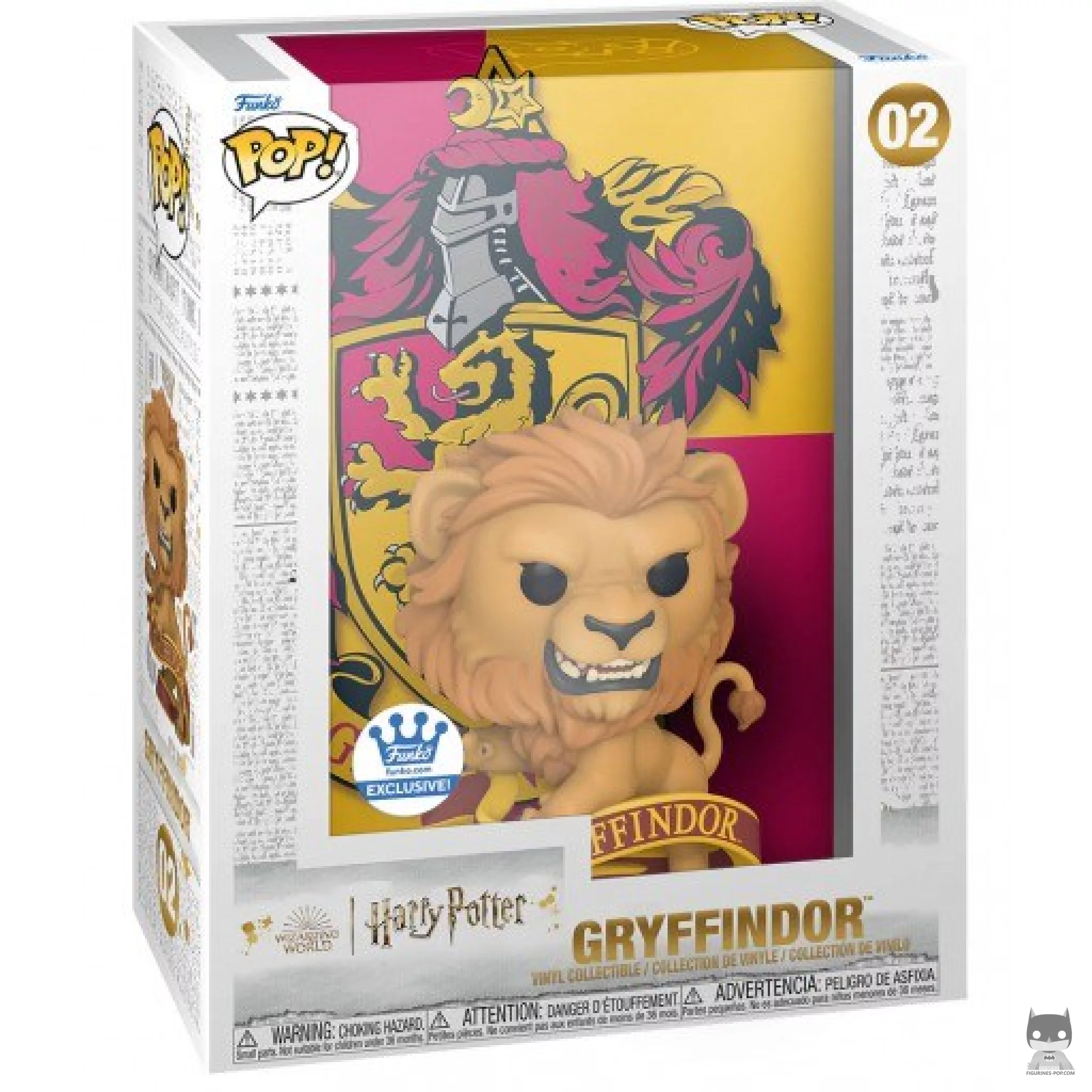 Figura Funko Pop! Casa Gryffindor en su caja
