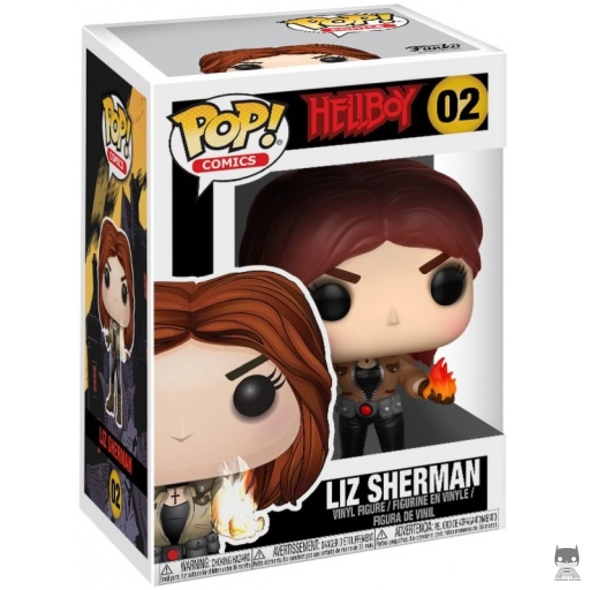 Figura Funko Pop! Liz Sherman en su caja