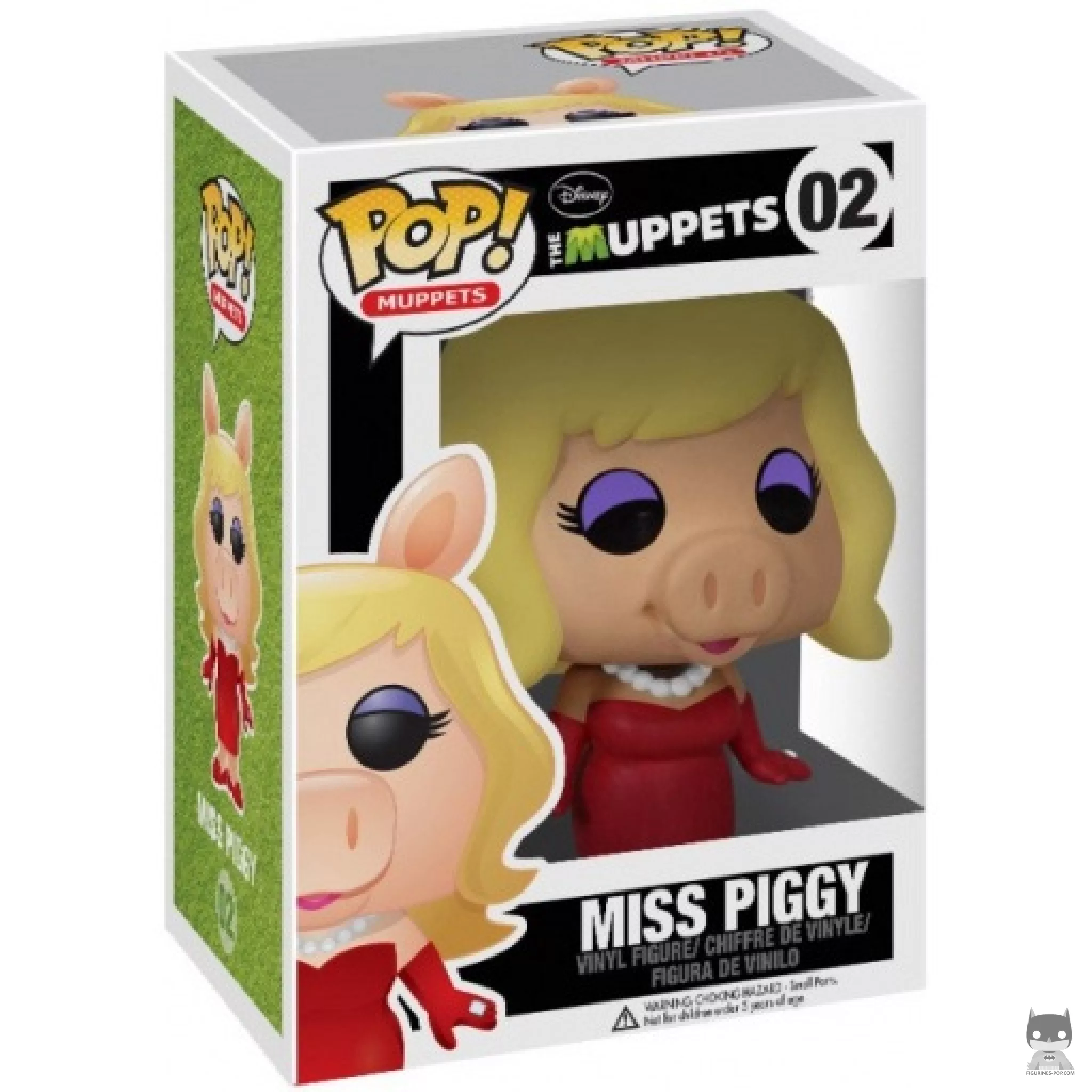Figura Funko Pop! Miss Piggy (Metalizado) en su caja