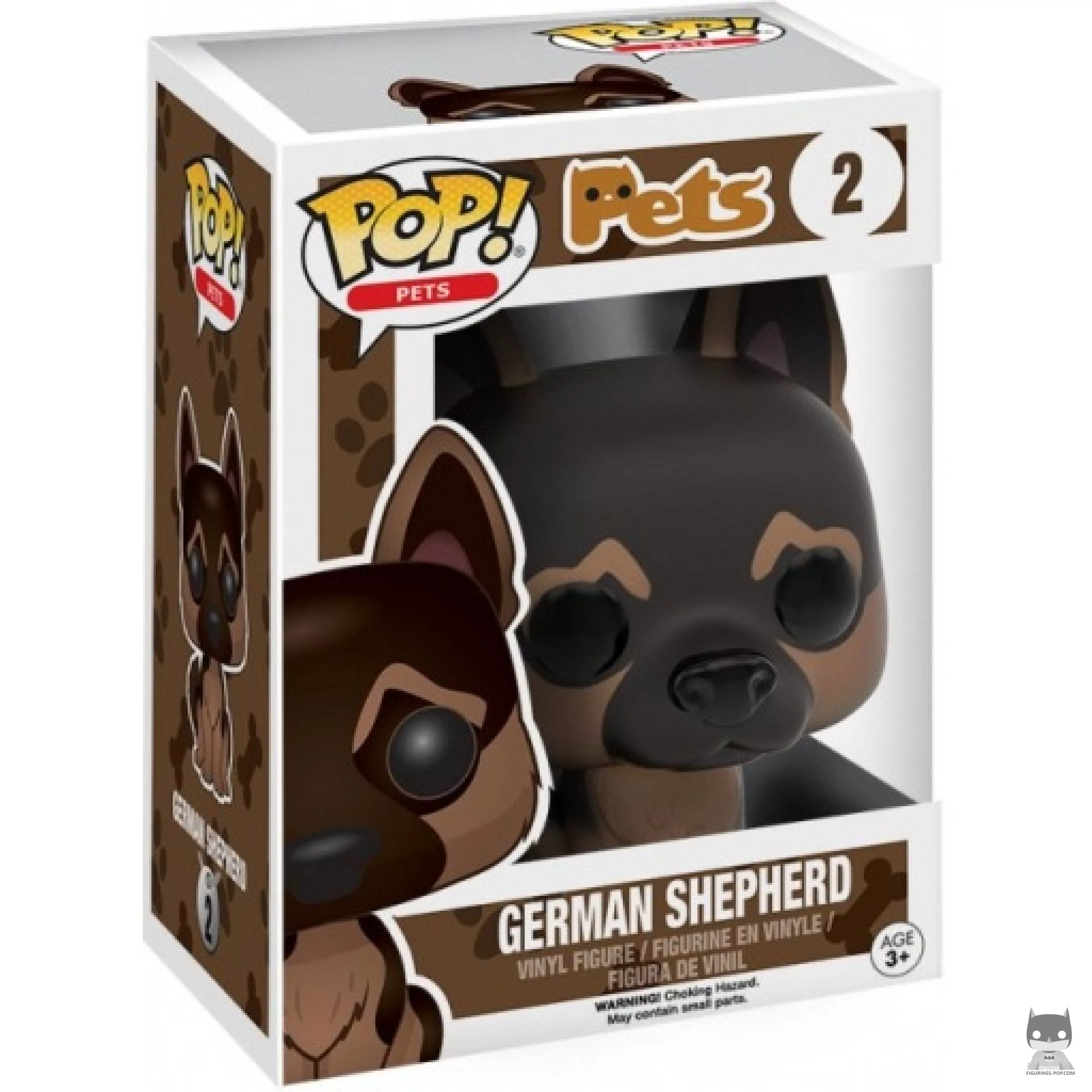 Figura Funko Pop! Pastor alemán en su caja