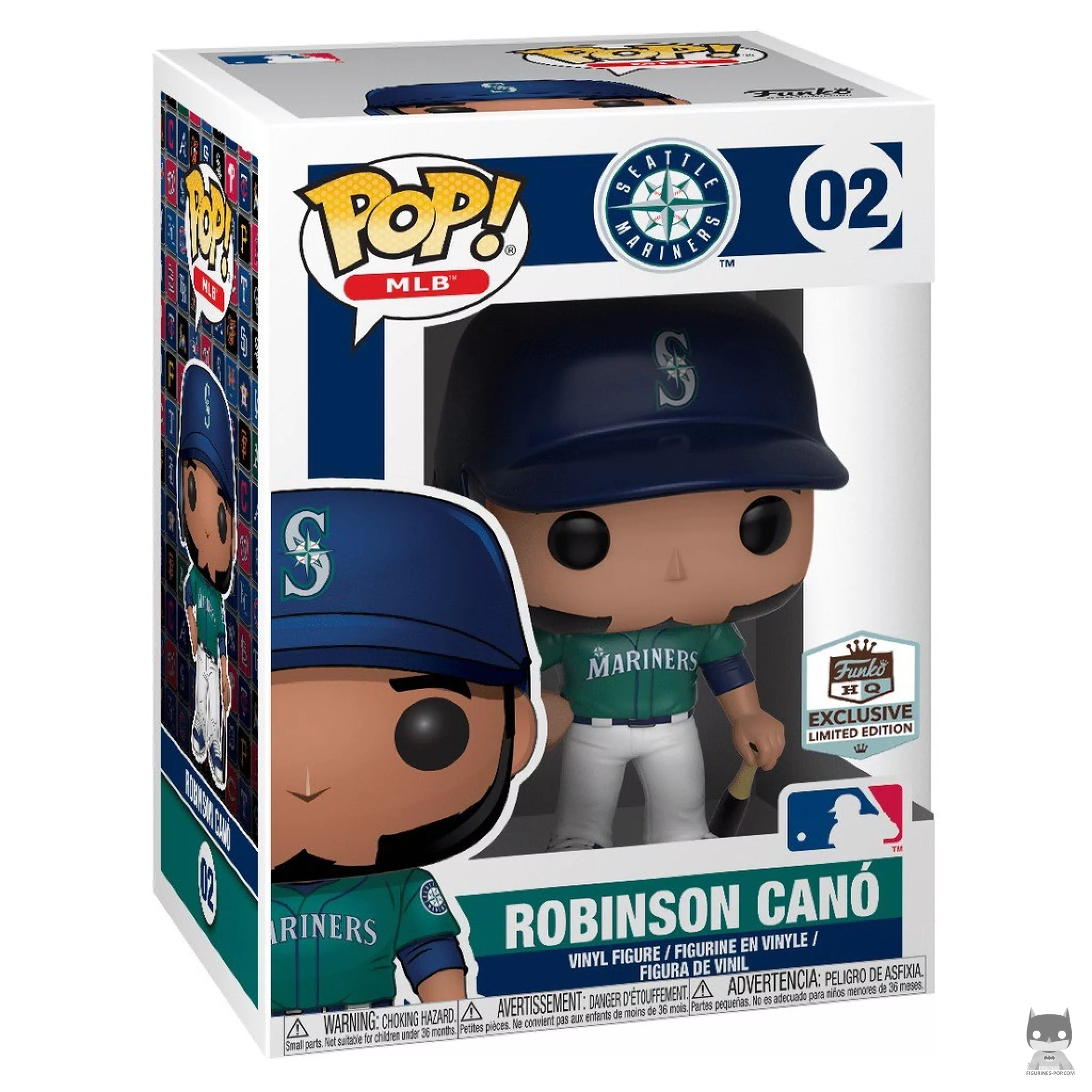 Figura Funko Pop! Robinson Cano en su caja