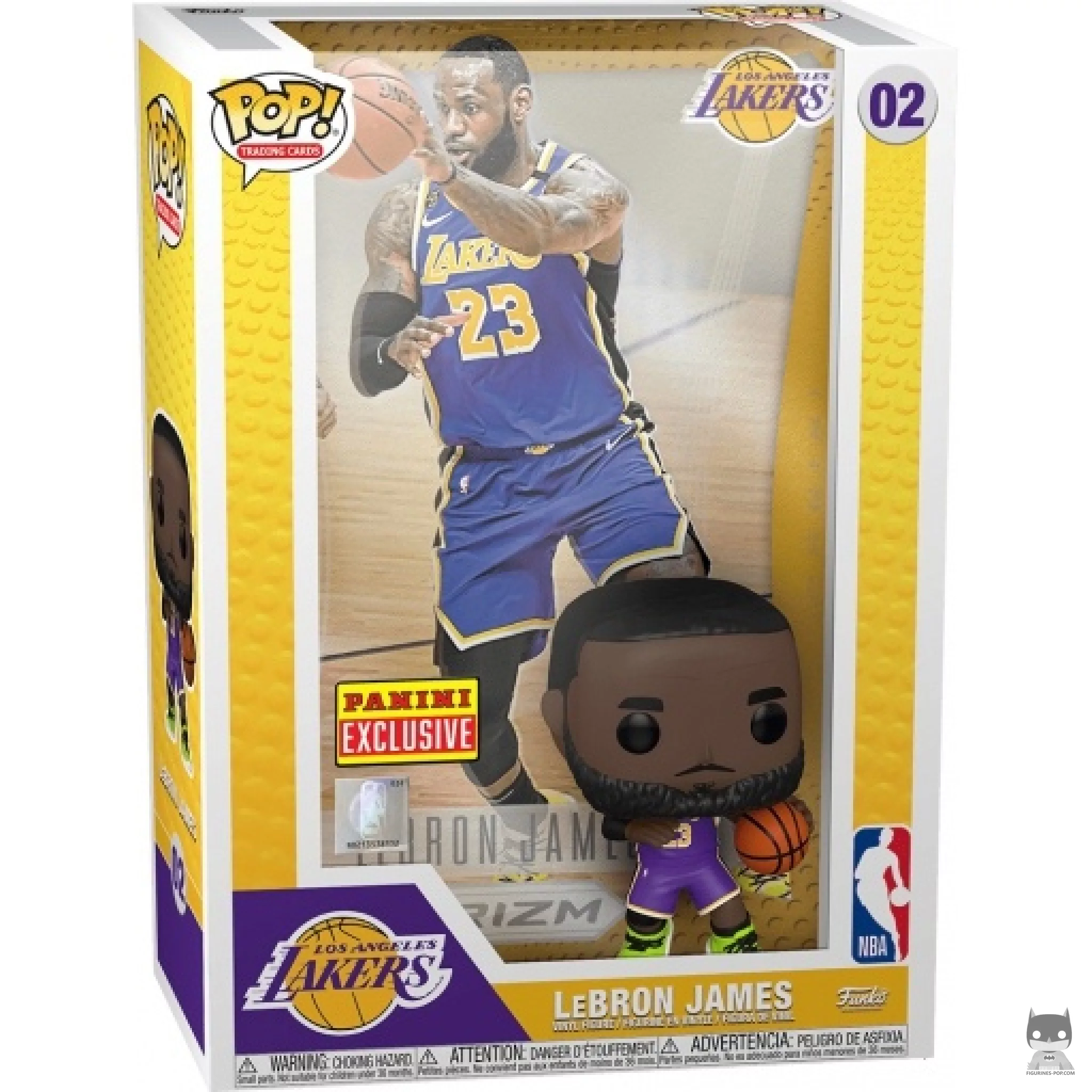 Figura Funko Pop! LeBron James (Dorado) en su caja