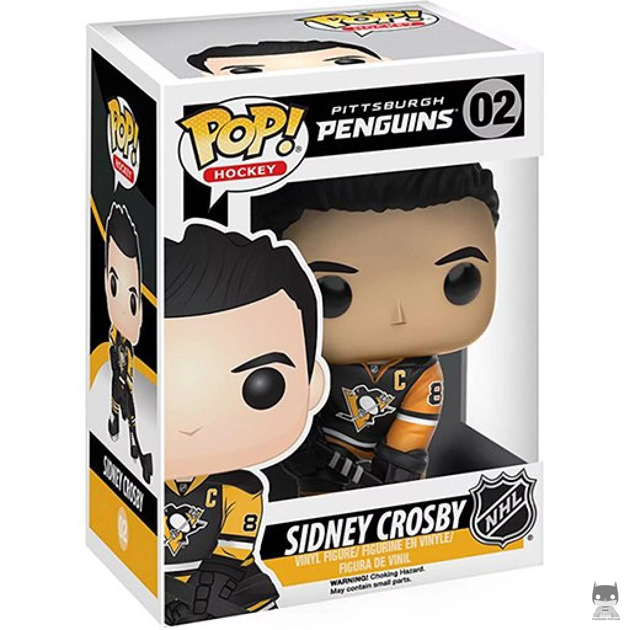 Figura Funko Pop! Sidney Crosby en su caja