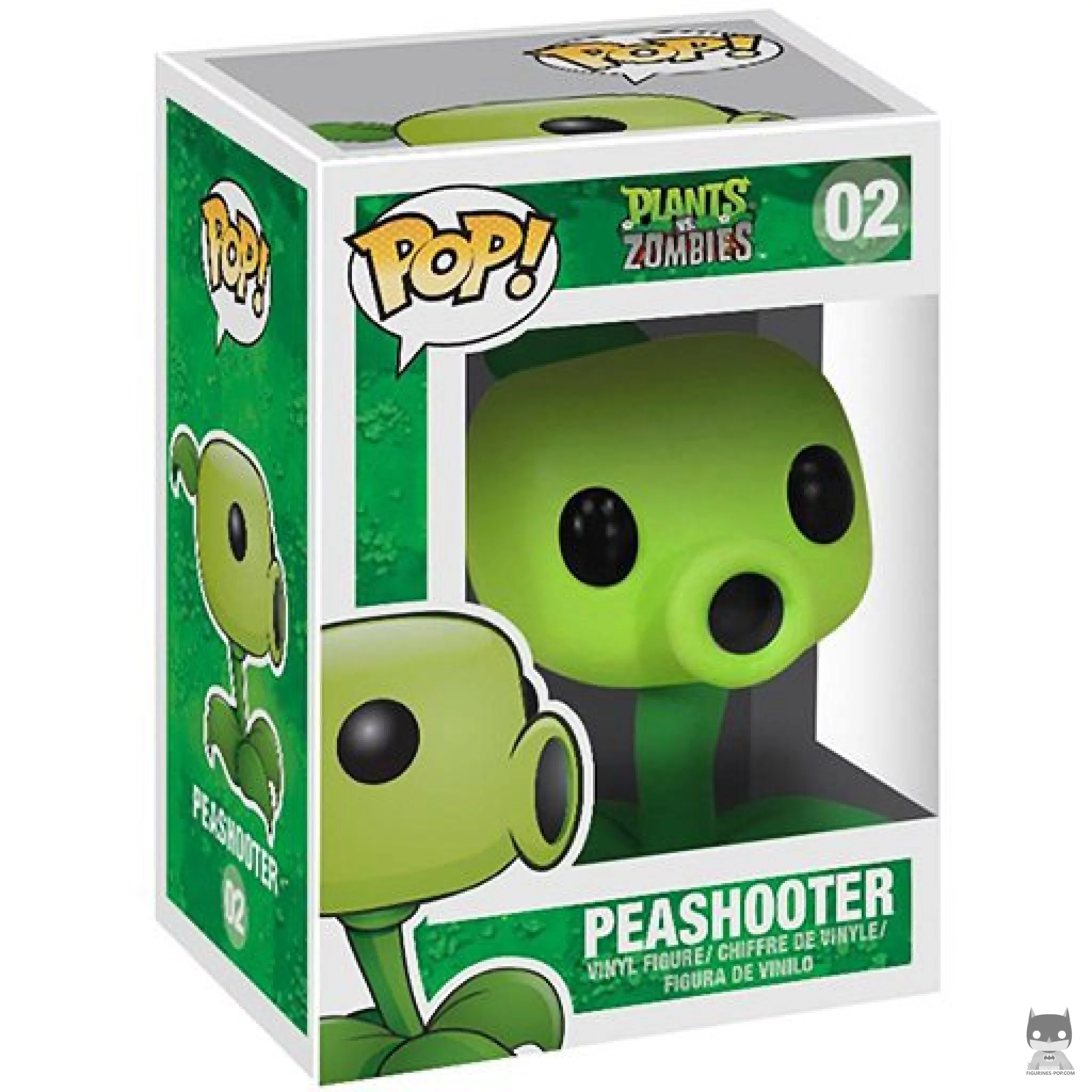 Figura Funko Pop! Lanzaguisantes en su caja