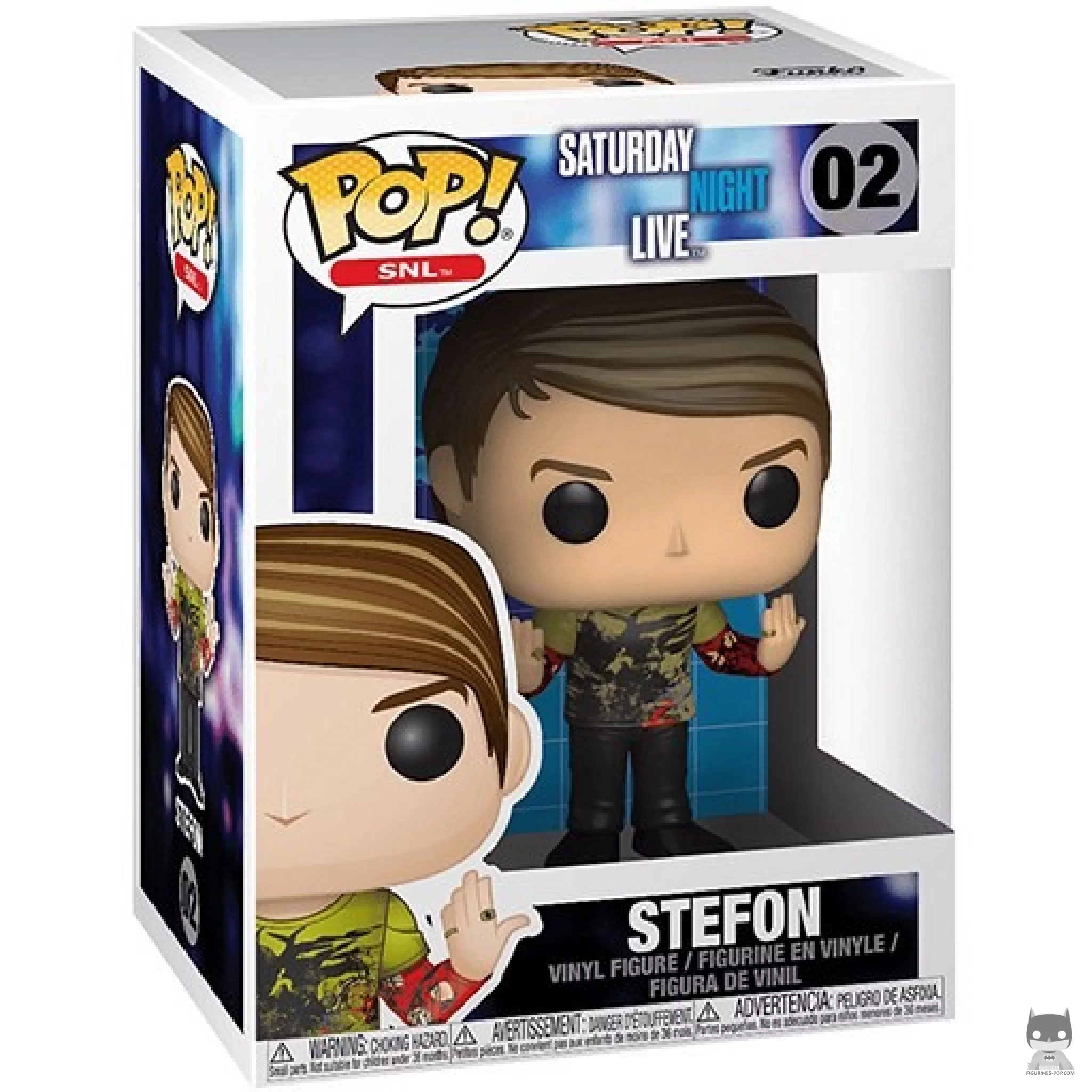 Figura Funko Pop! Stefon en su caja