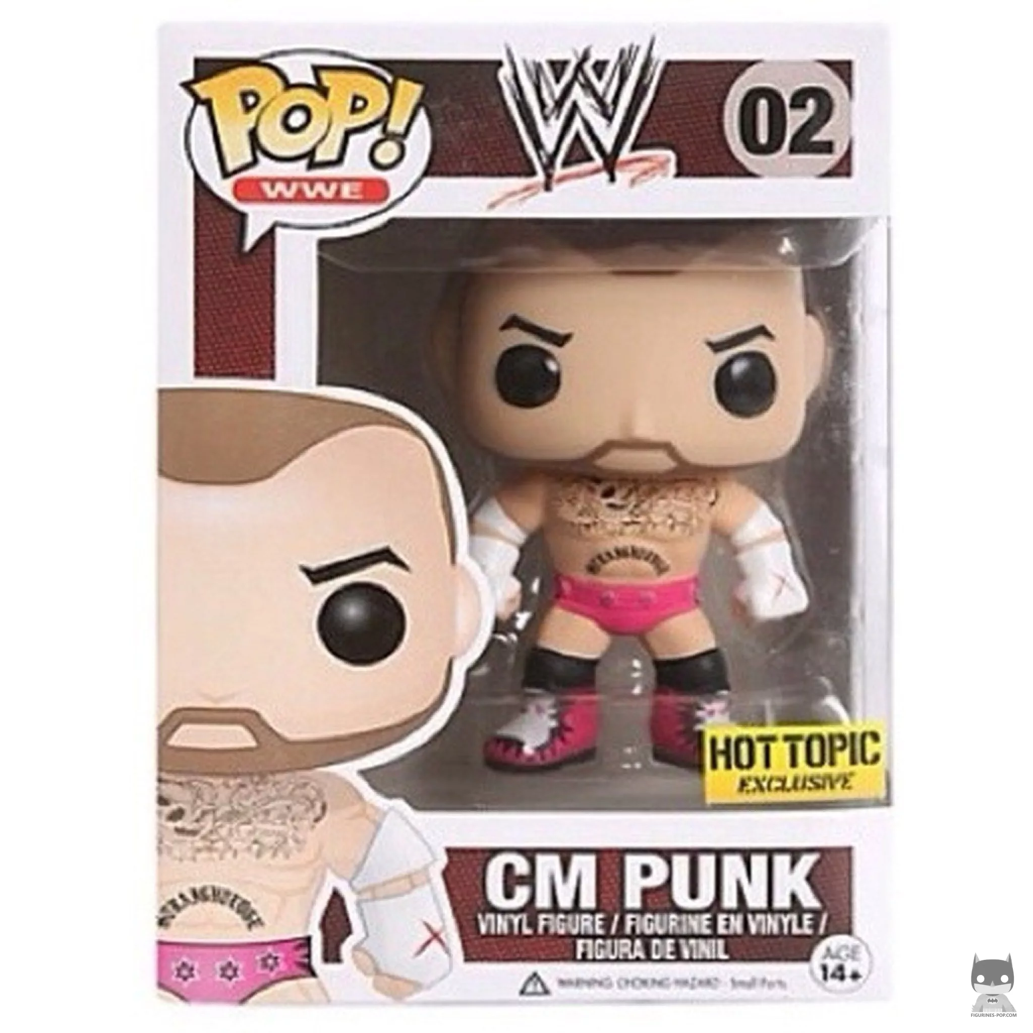 Figura Funko Pop! CM Punk en su caja