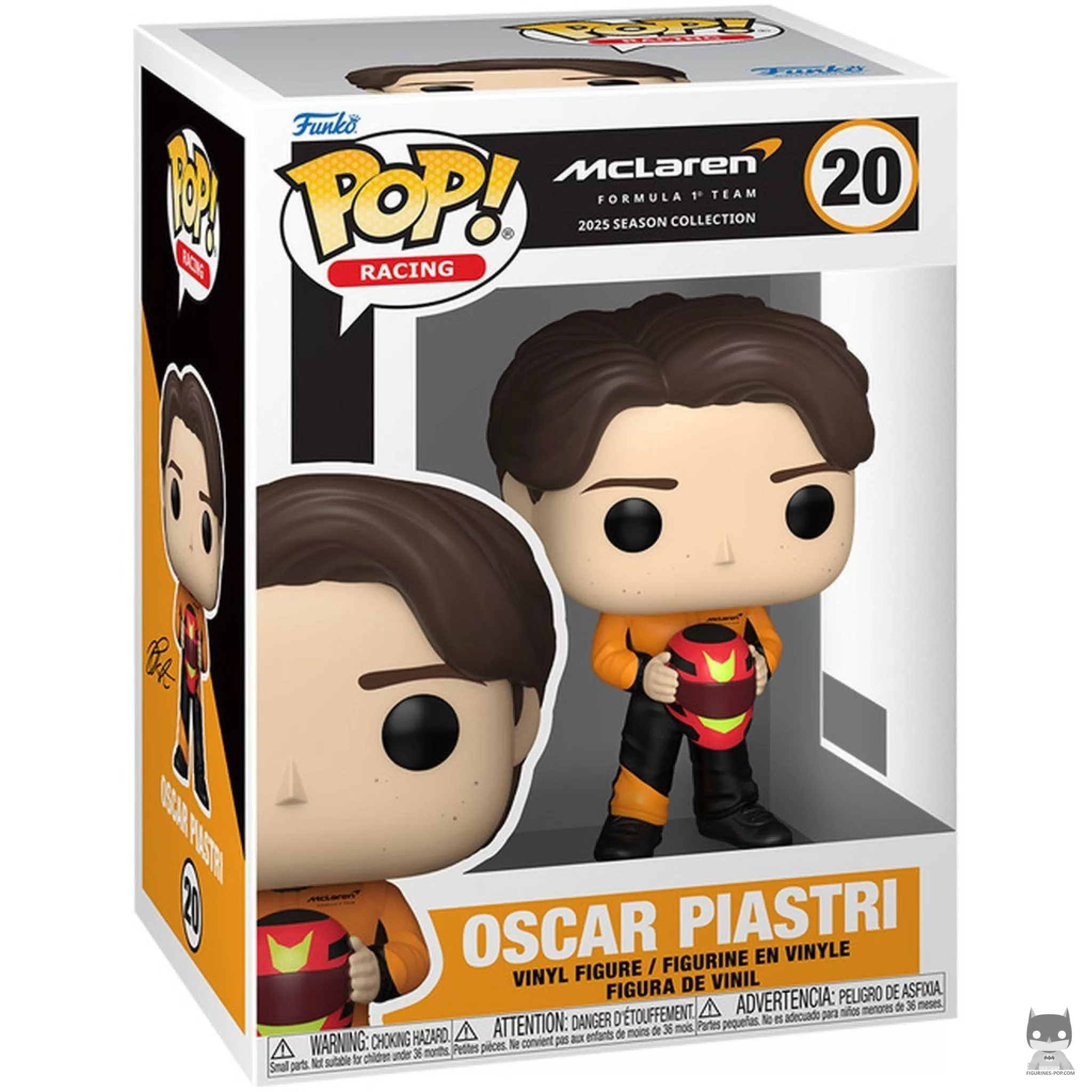 Figura Funko Pop! Oscar Piastri en su caja