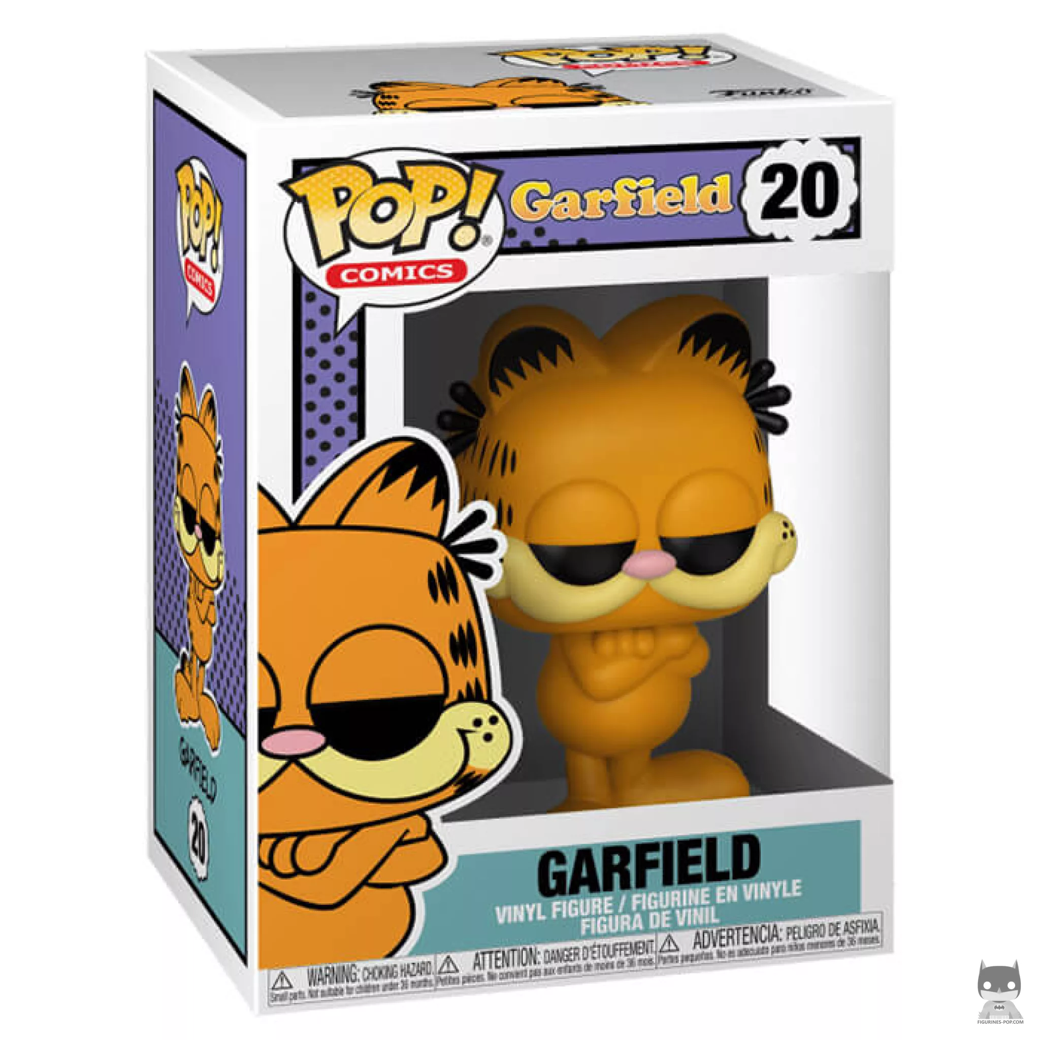 Figura Funko Pop! Garfield en su caja