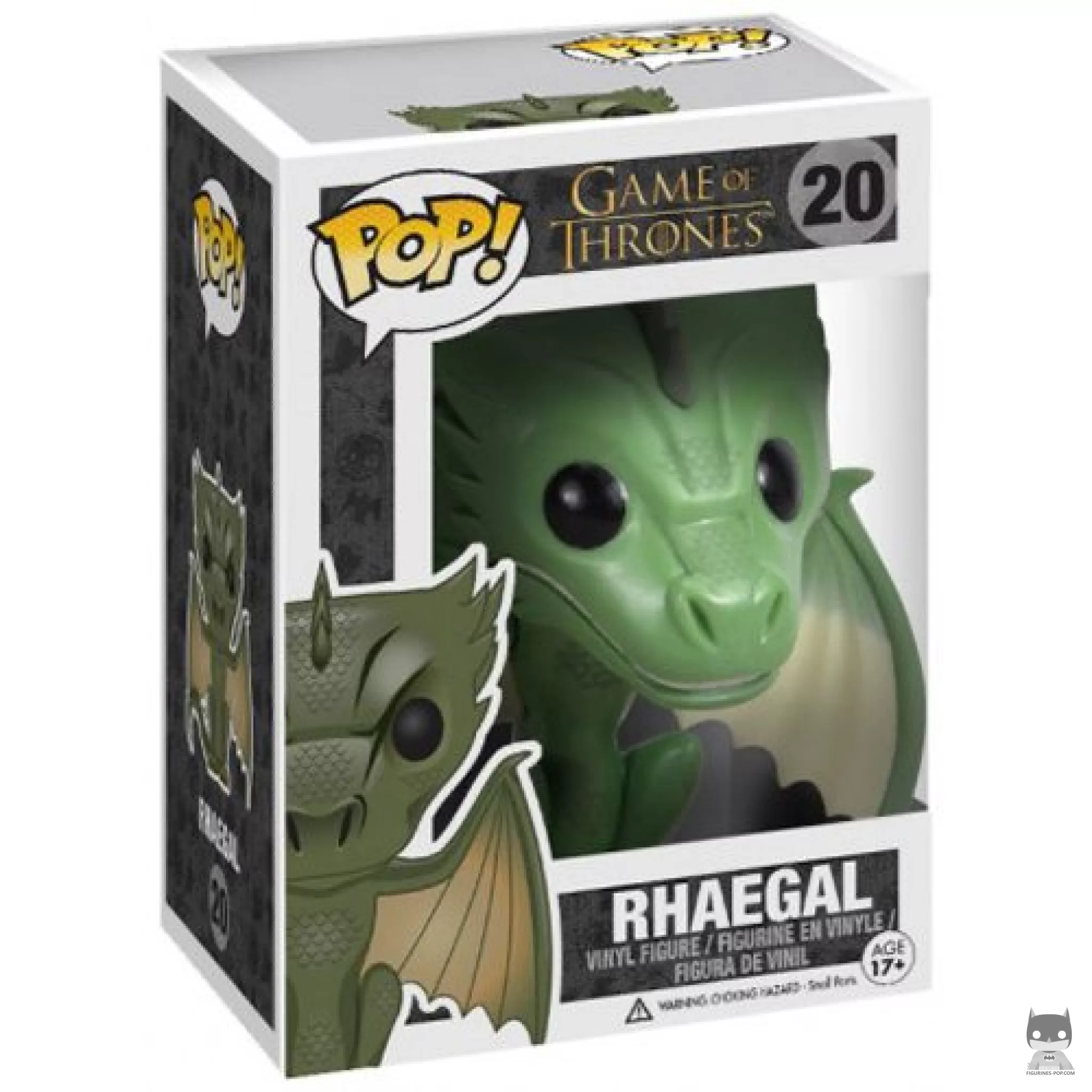 Figura Funko Pop! Rhaegal en su caja
