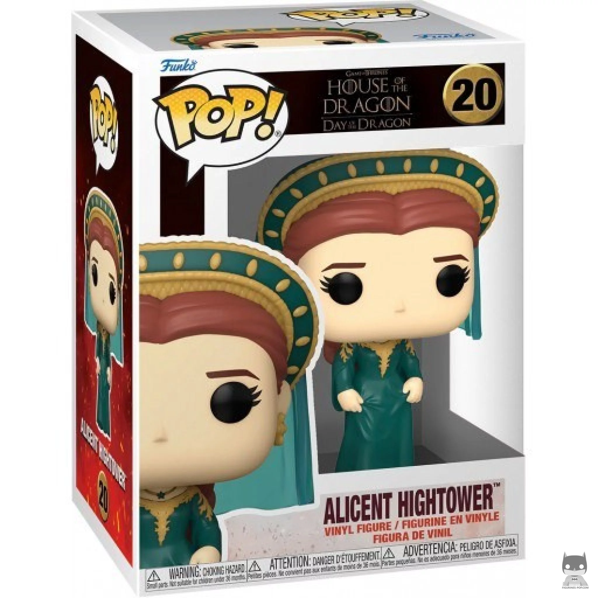 Figura Funko Pop! Alicent Hightower en su caja