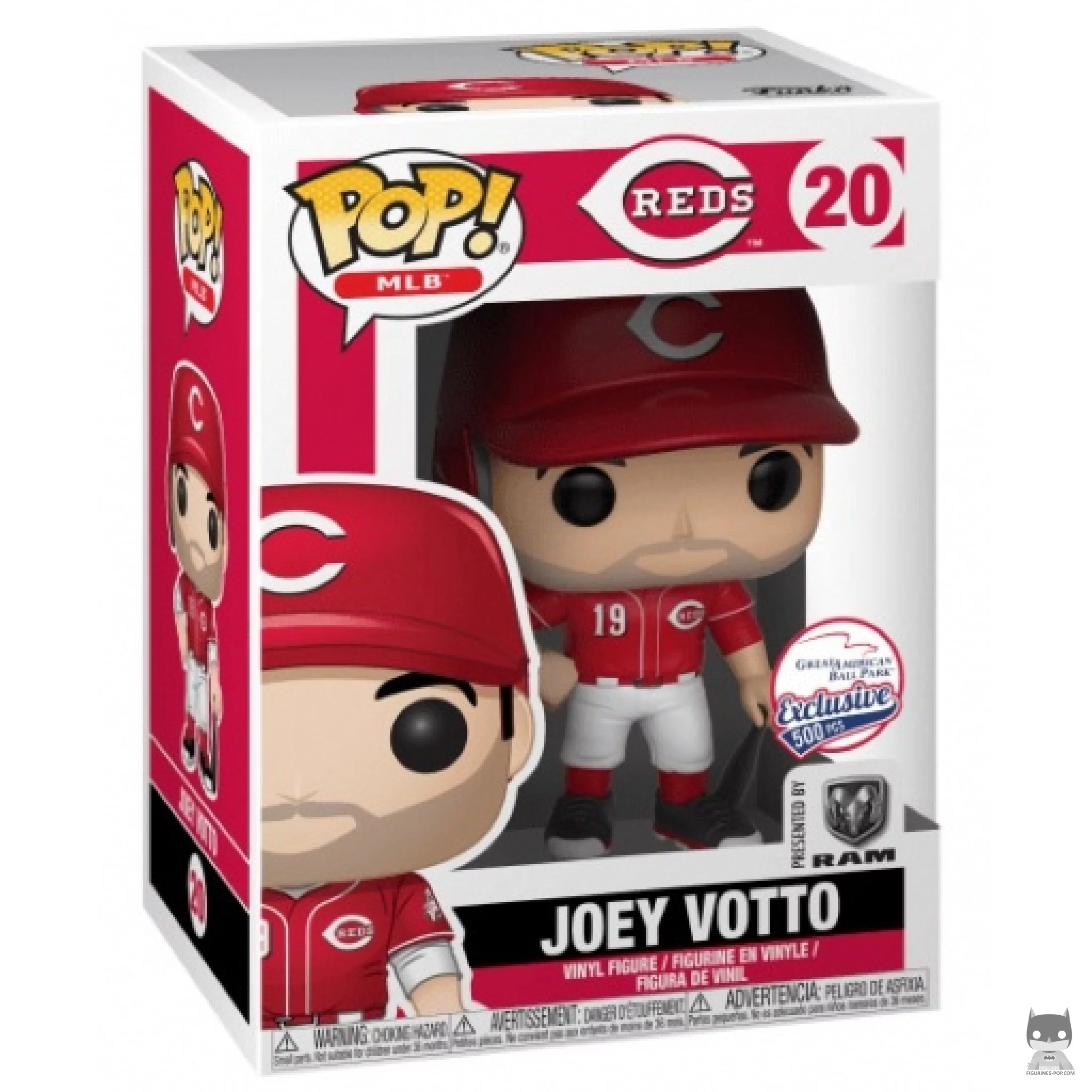 Figura Funko Pop! Joey Votto en su caja
