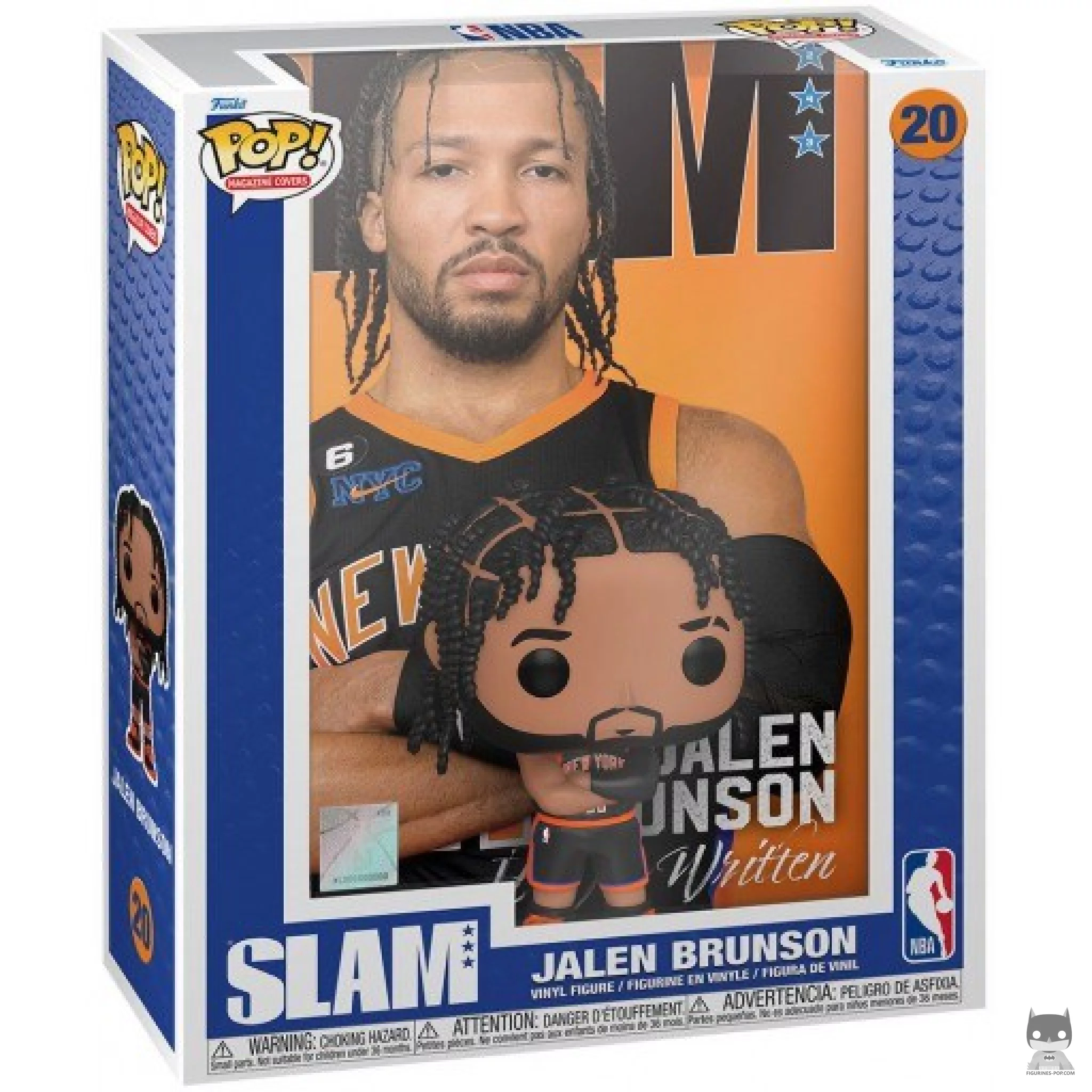 Figura Funko Pop! SLAM : Jalen Brunson en su caja