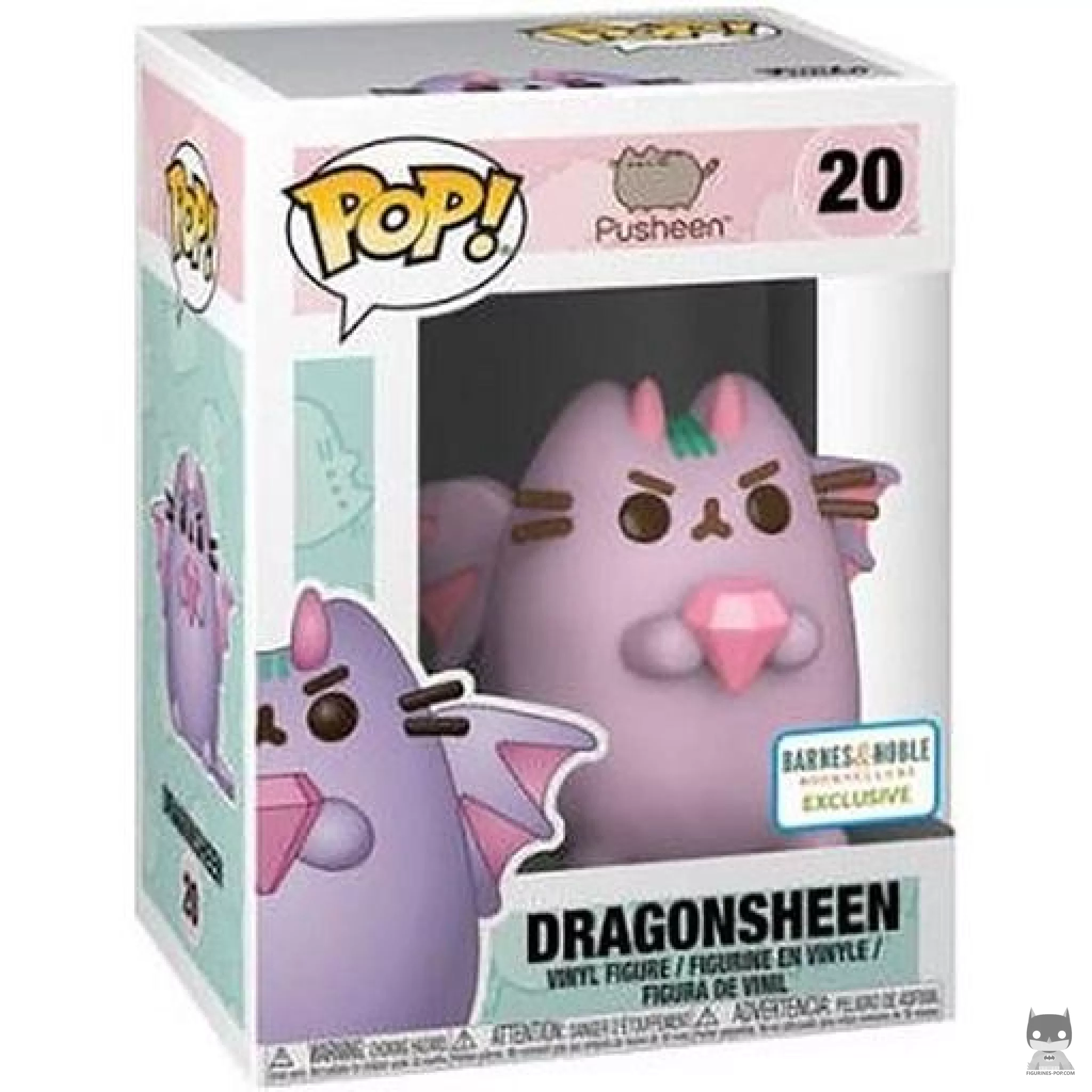 Figura Funko Pop! Dragonsheen con gema en su caja