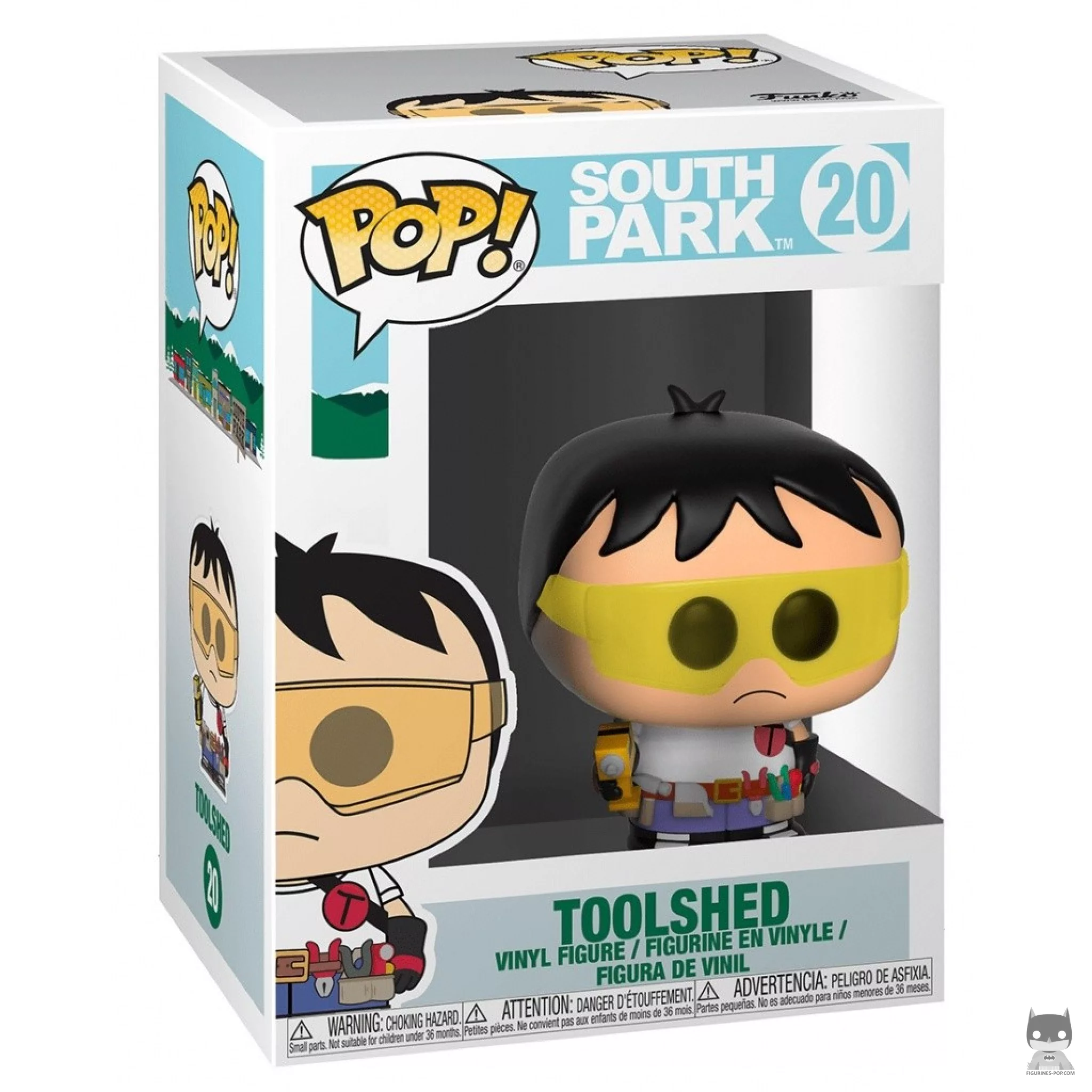 Figura Funko Pop! Toolshed en su caja