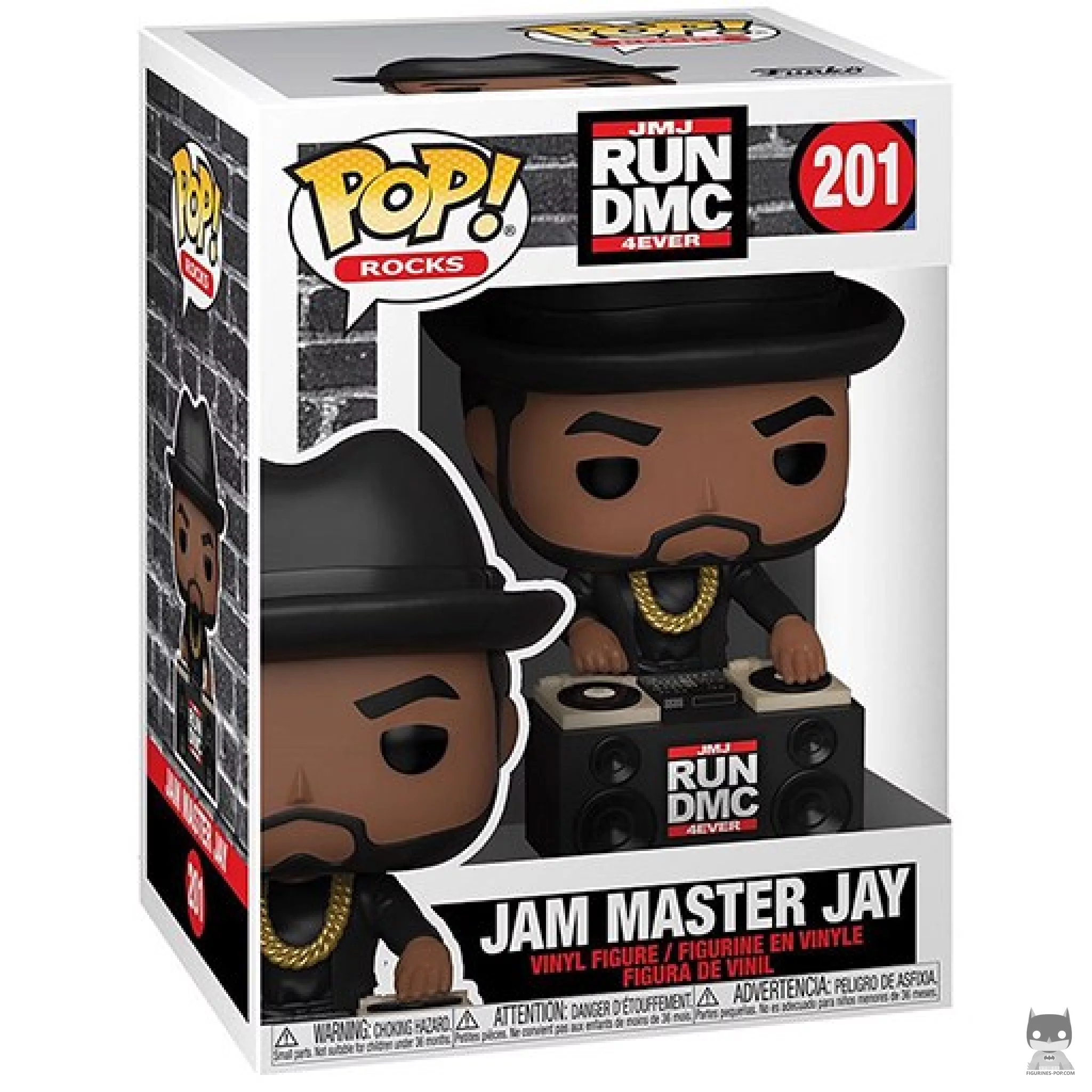Figura Funko Pop! Jam Master Jay en su caja