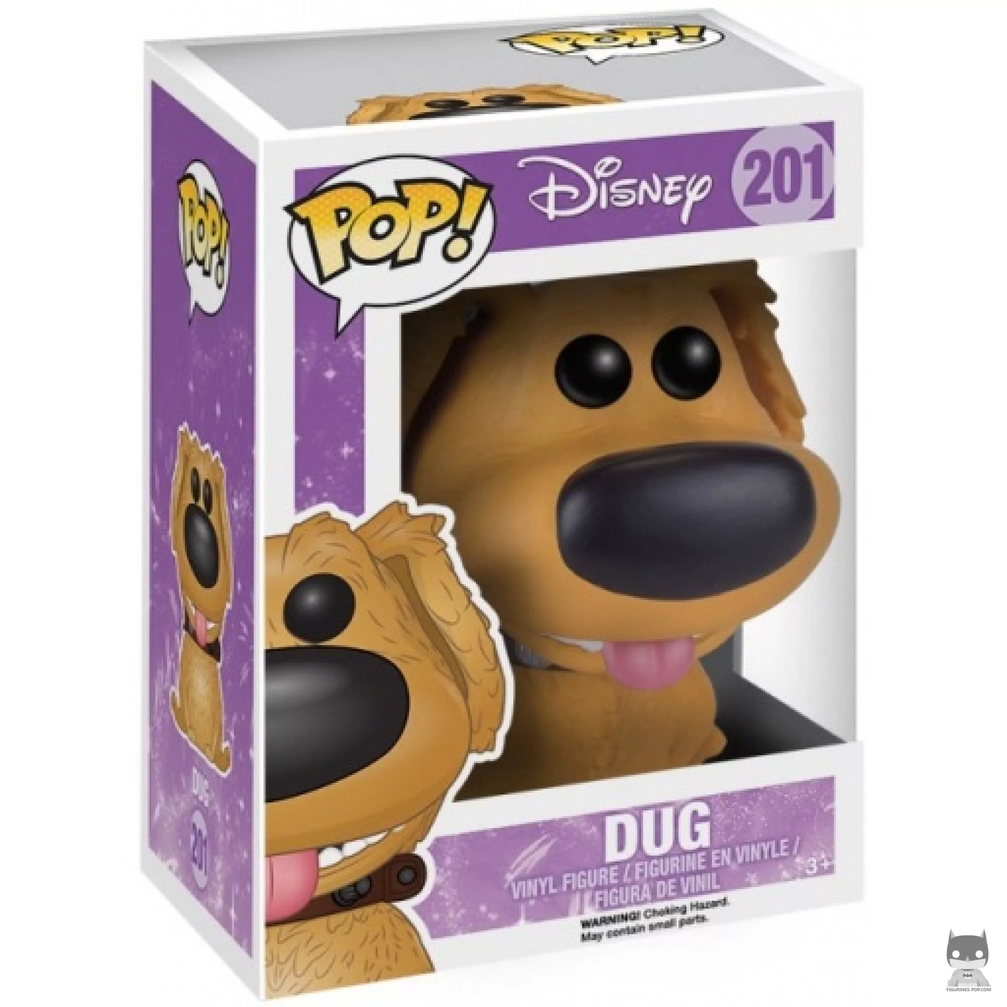 Figura Funko Pop! Dug en su caja