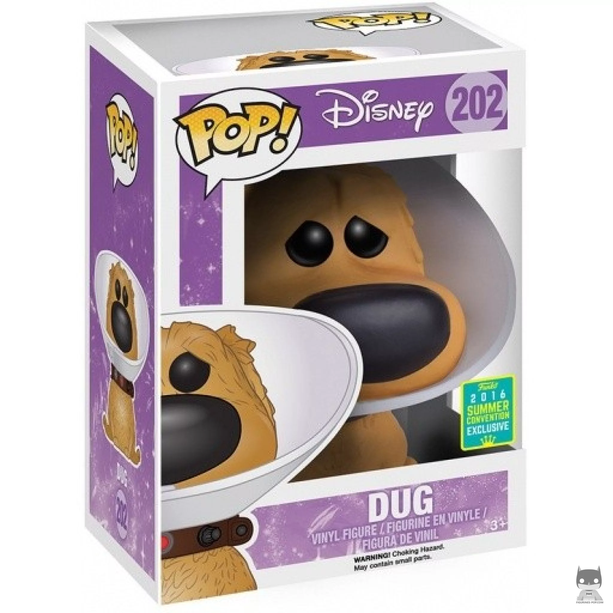 Figura Funko Pop! Dug con collar isabelino en su caja
