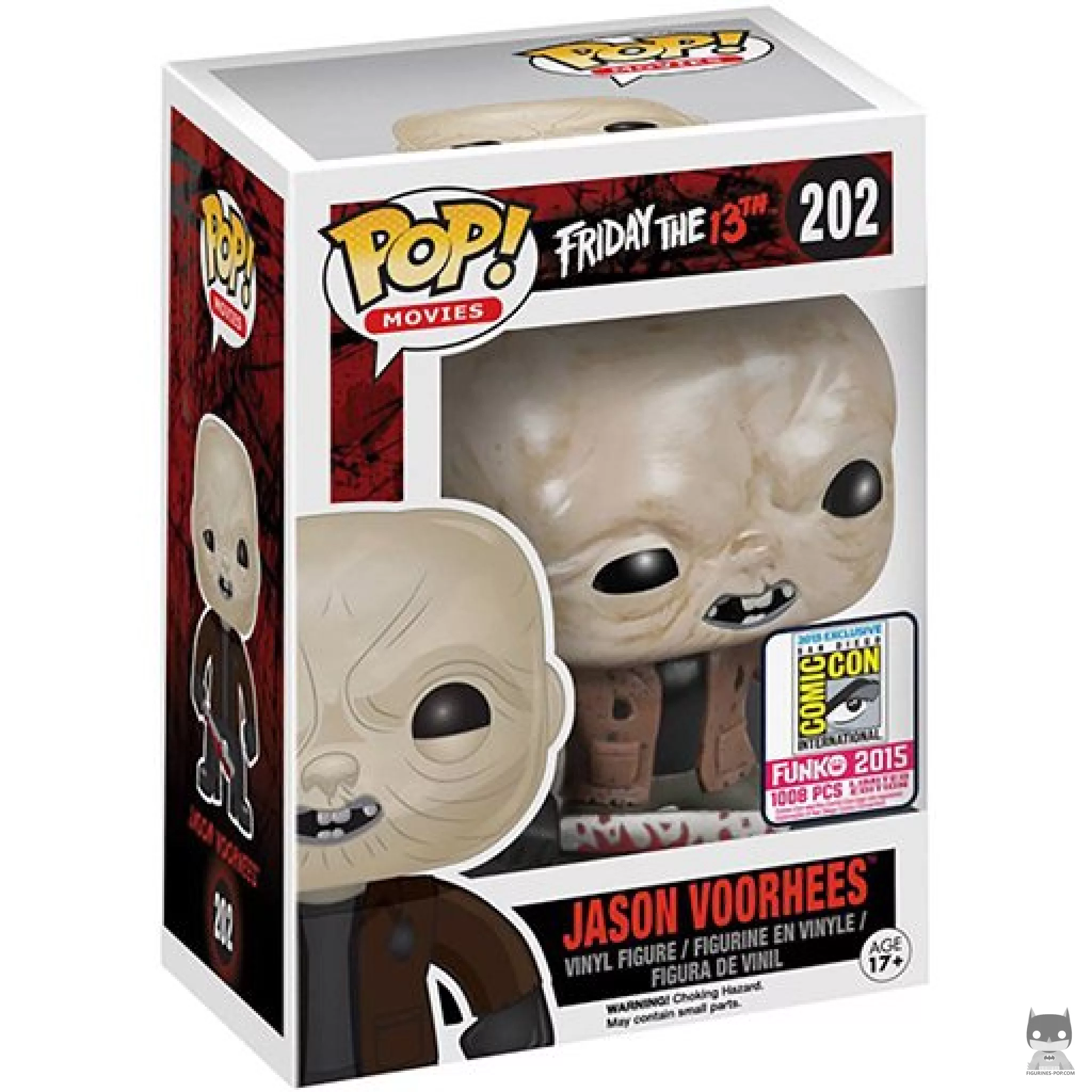 Figura Funko Pop! Jason Voorhees (Sin máscara) en su caja