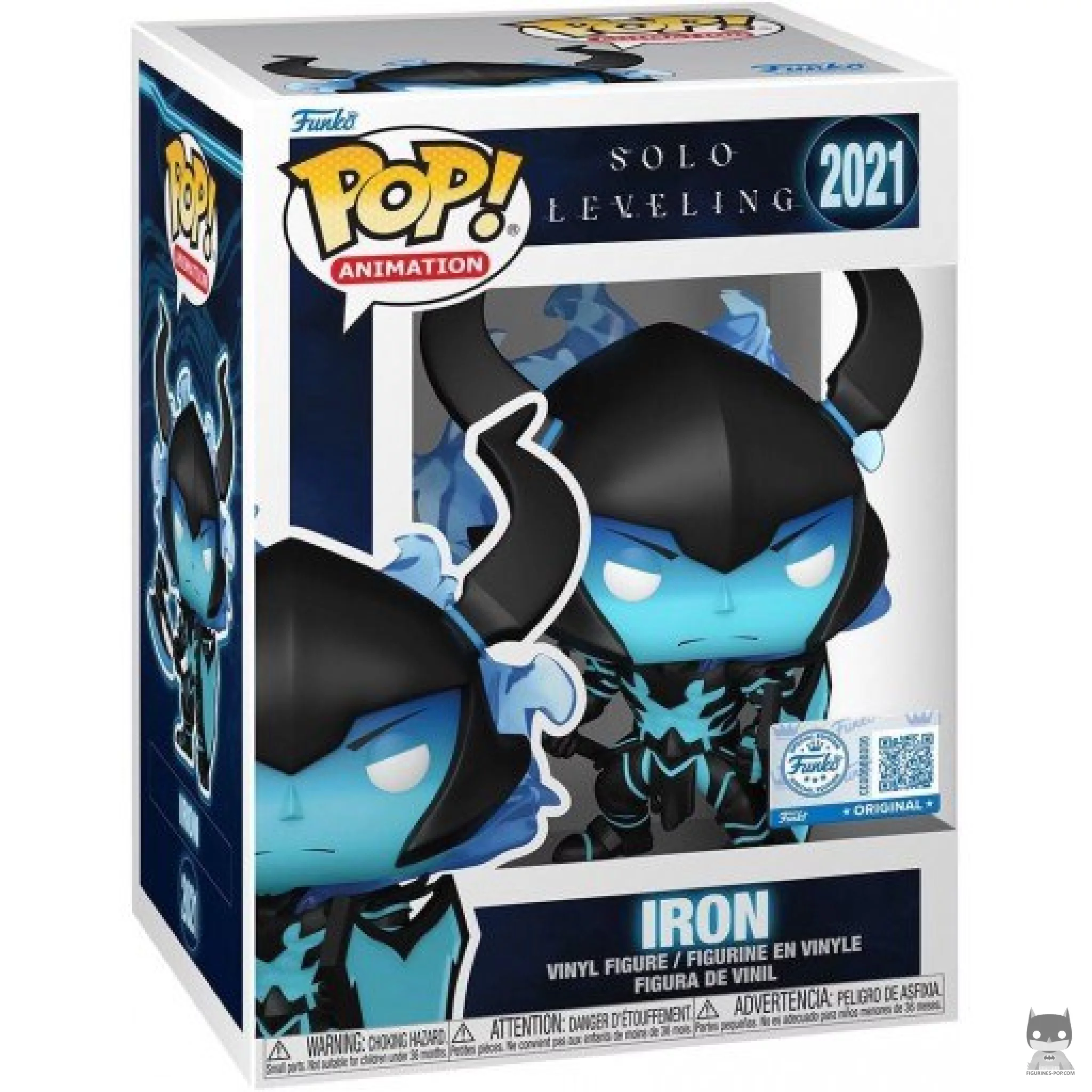 Figura Funko Pop! Iron en su caja