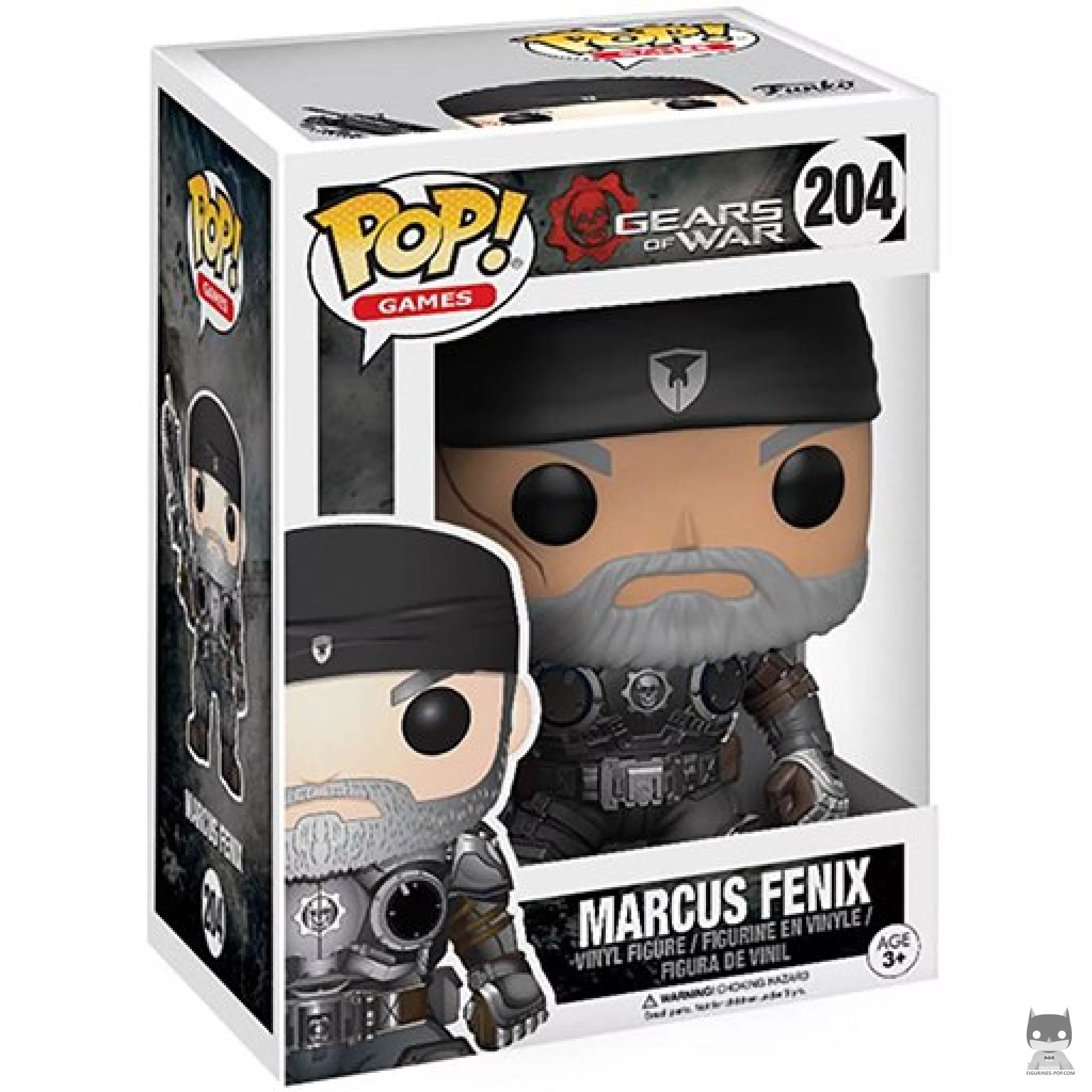 Figura Funko Pop! Marcus Fenix (Anciano) en su caja