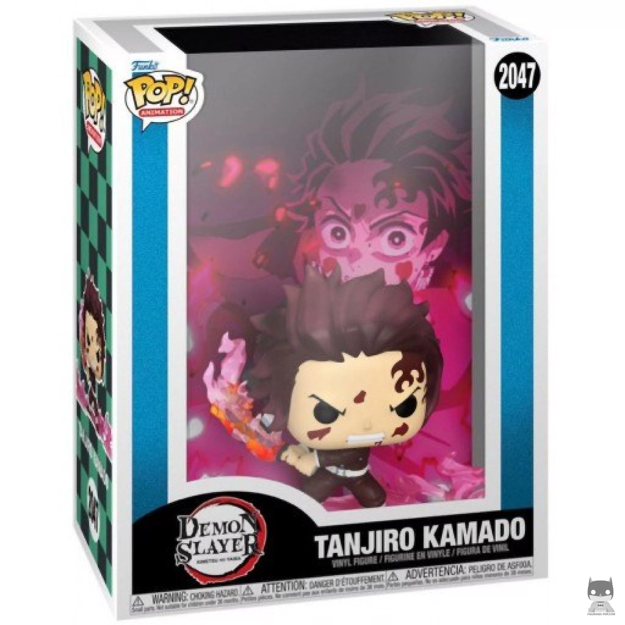 Figura Funko Pop! Tanjiro Kamado (Póster) en su caja
