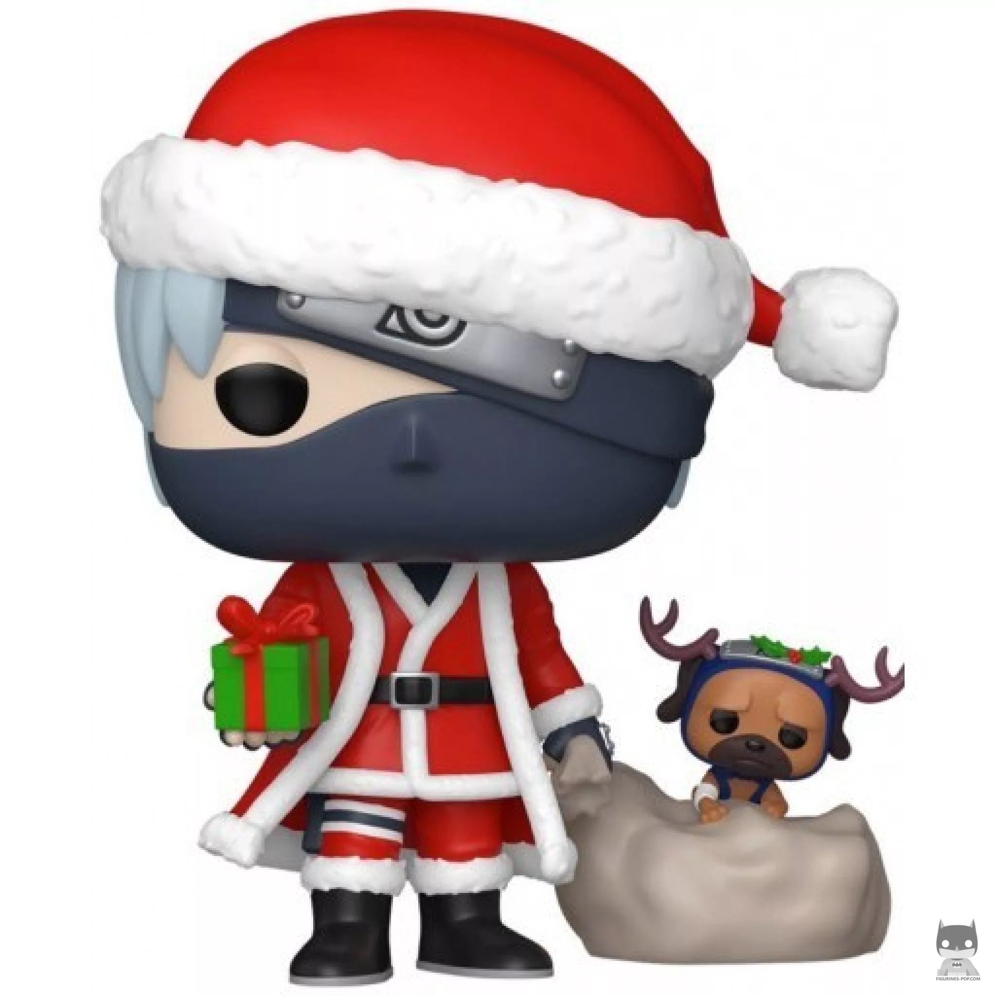 Figura Funko Pop! Kakashi Hatake con Pakkun (Navidad) (Naruto Shippuden)