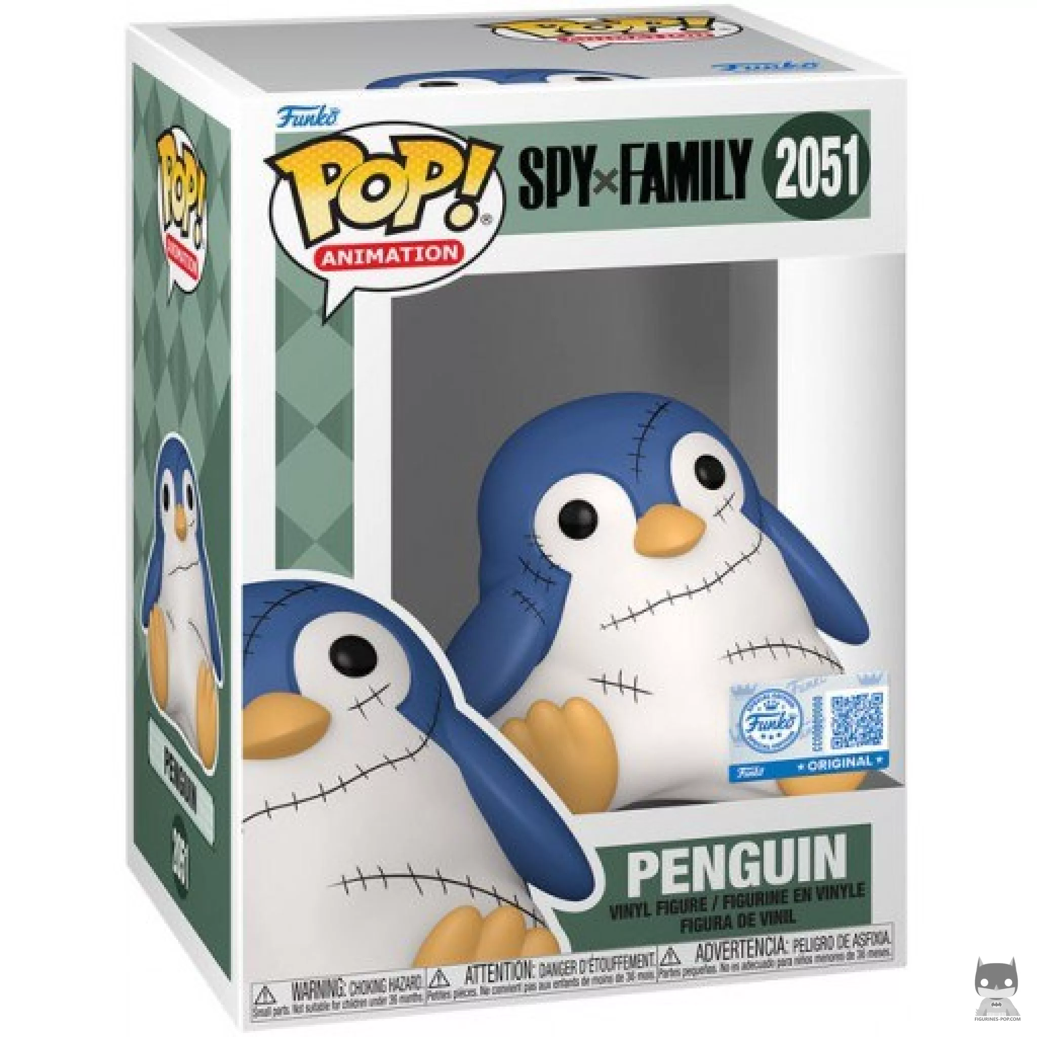 Figura Funko Pop! Pingüino en su caja