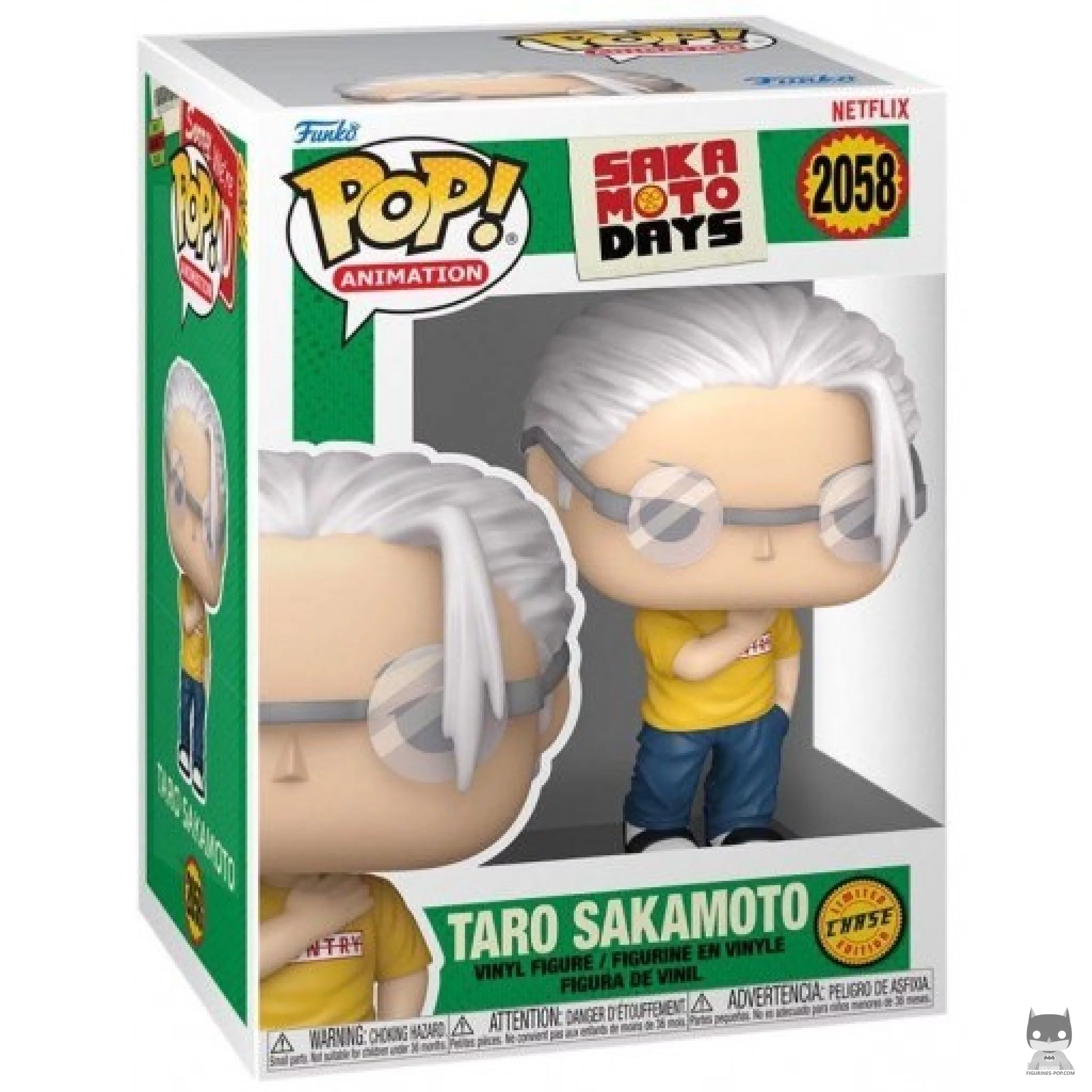 Figura Funko Pop! Taro Sakamoto (Chase) en su caja