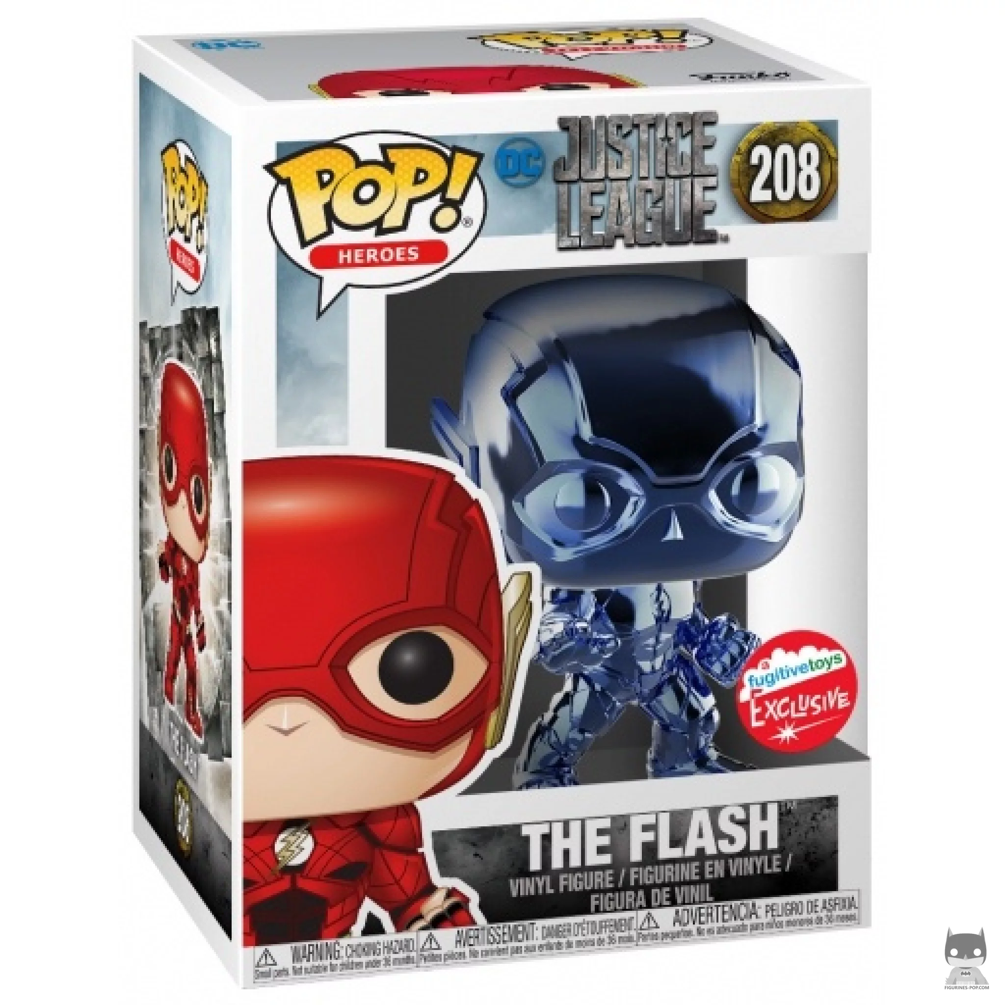 Figura Funko Pop! Flash (Azul) en su caja