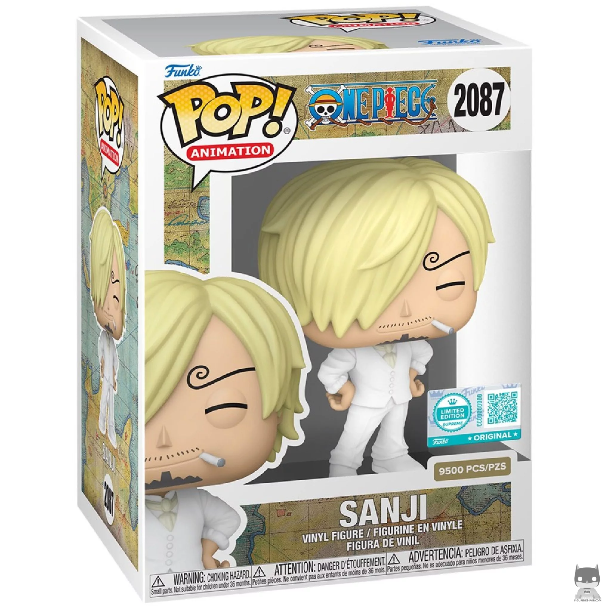 Figura Funko Pop! Sanji en su caja