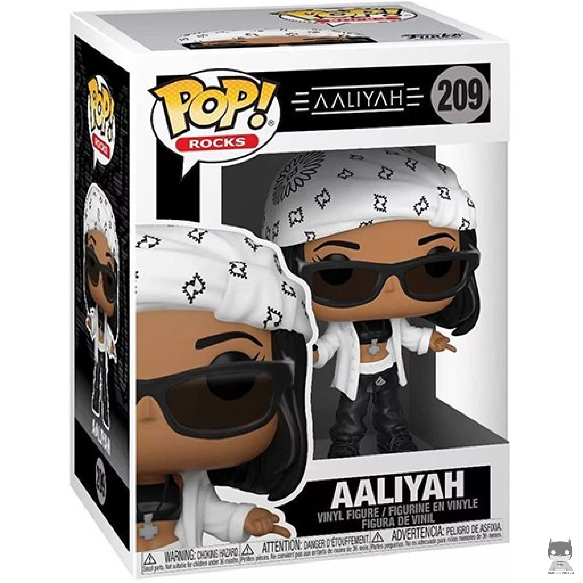 Figura Funko Pop! Aaliyah en su caja