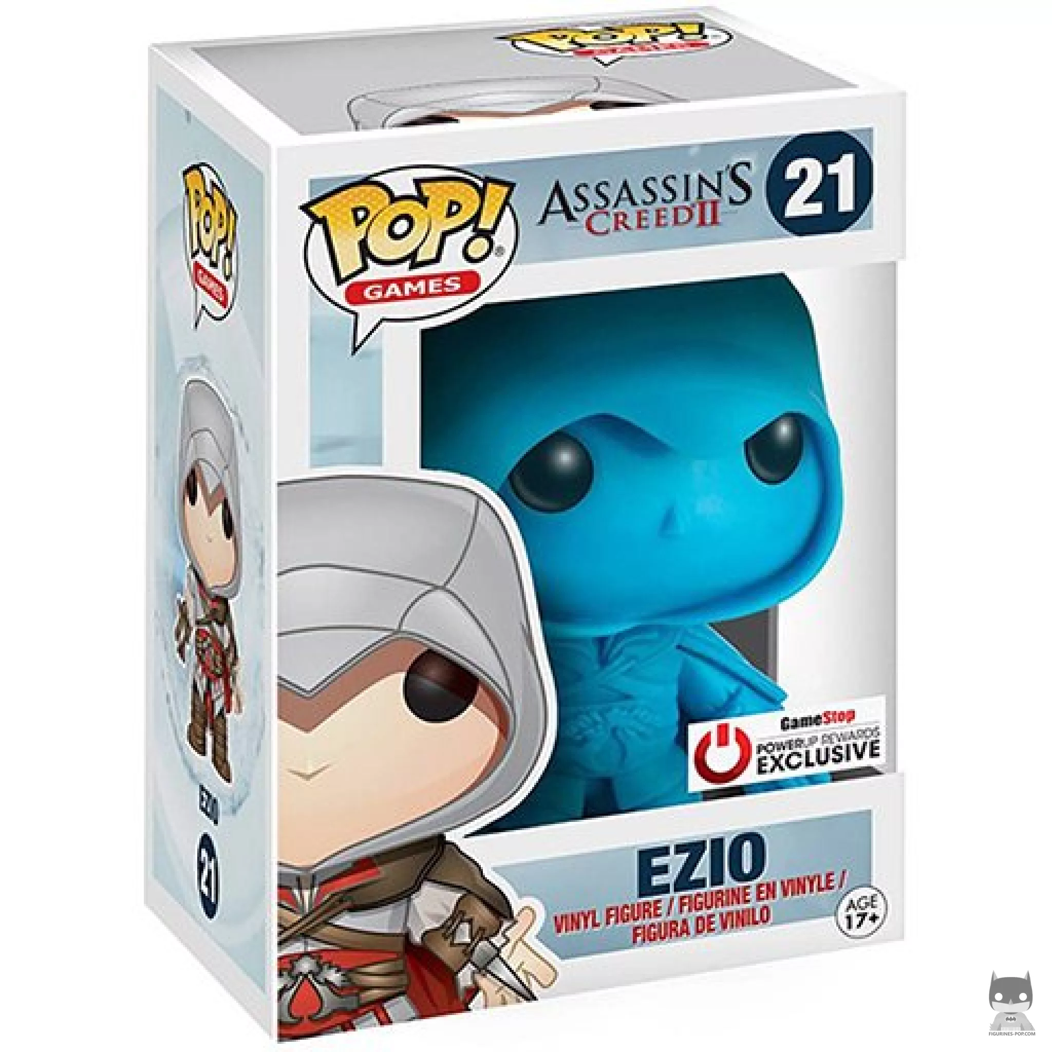 Figura Funko Pop! Ezio Auditore (Azul) en su caja