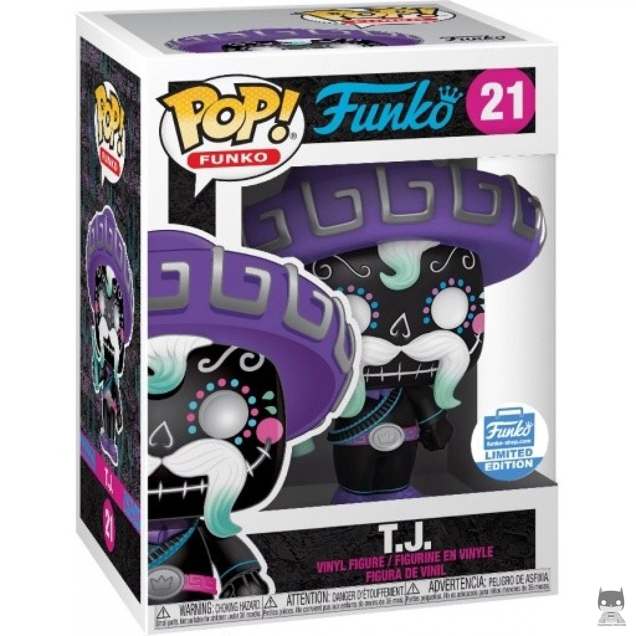 Figura Funko Pop! T.J. en su caja