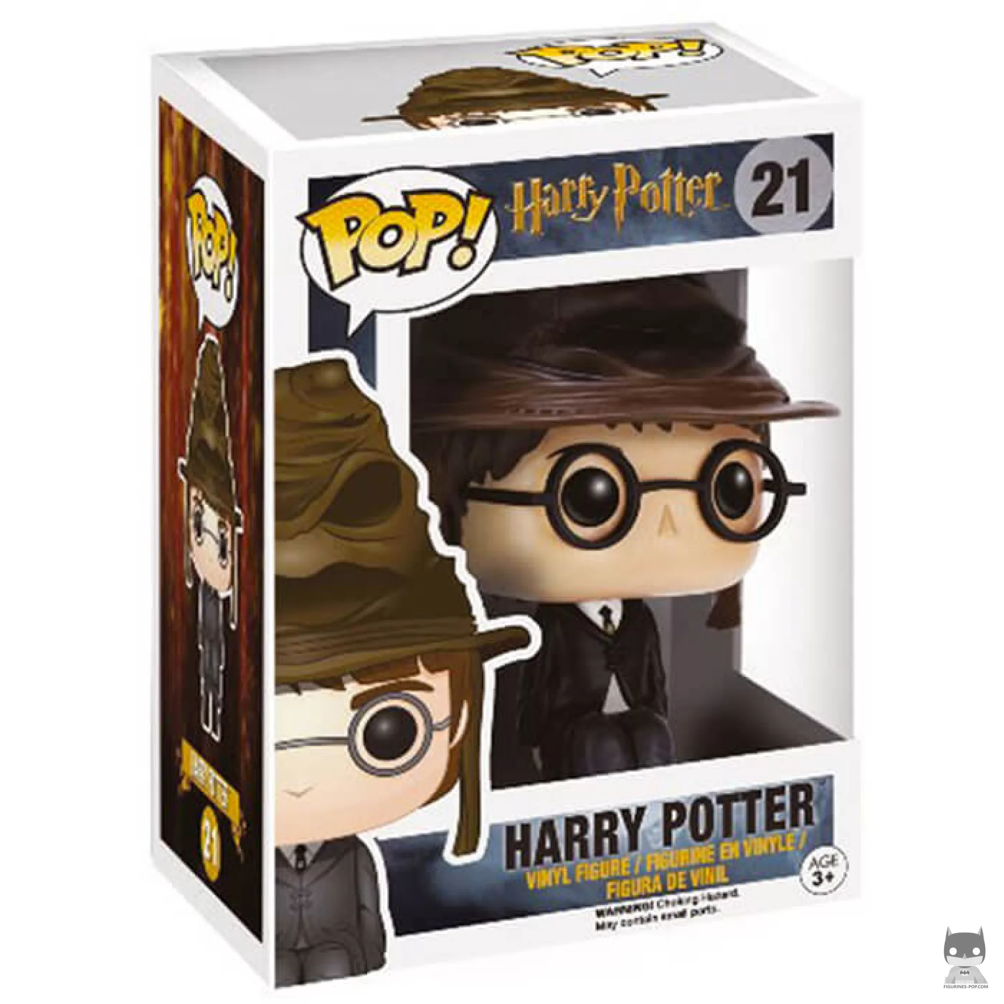 Figura Funko Pop! Harry Potter (con el Sombrero Seleccionador) en su caja