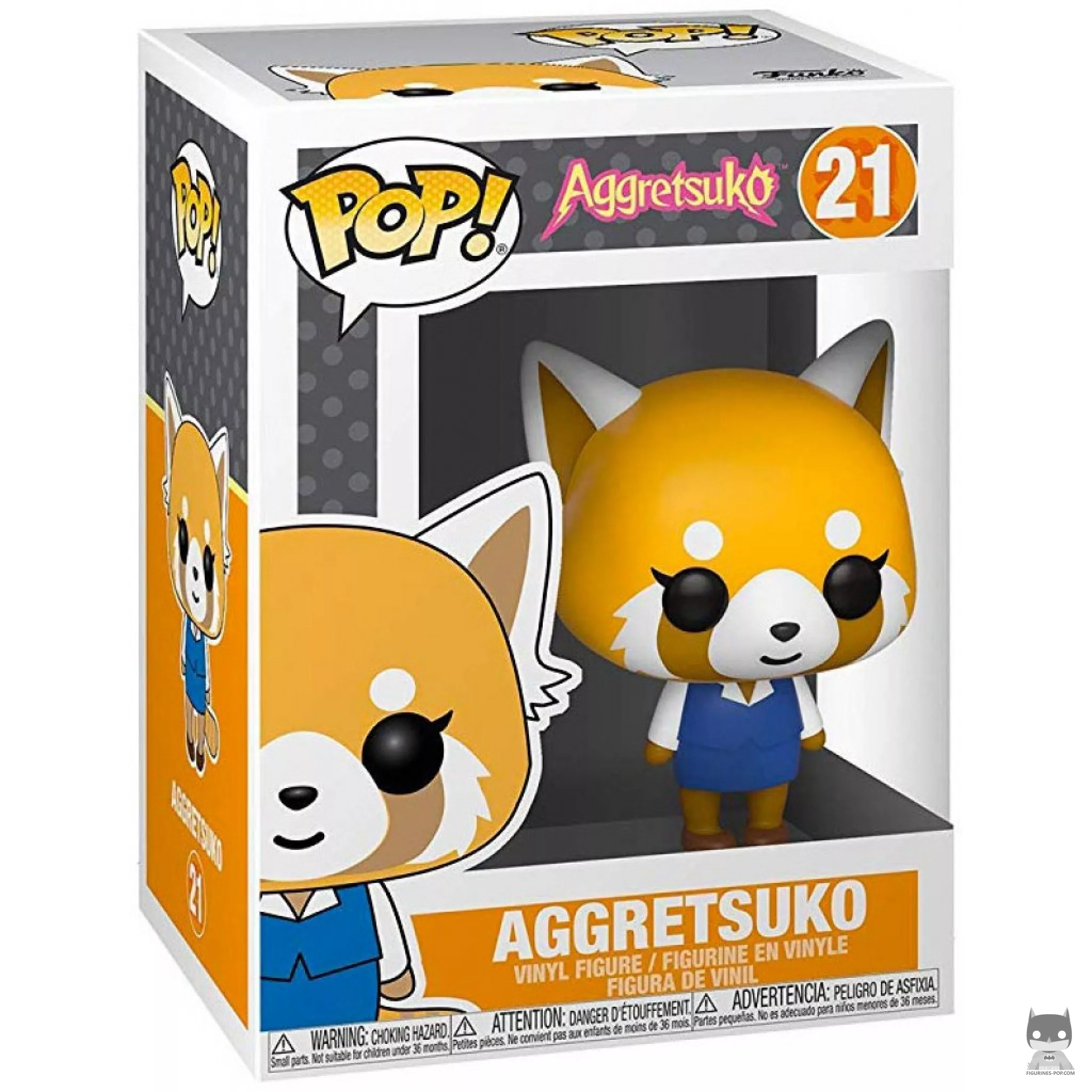 Figura Funko Pop! Aggretsuko en su caja