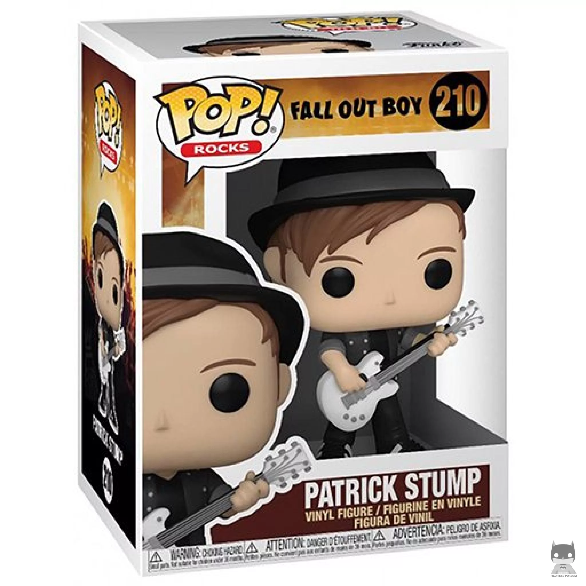 Figura Funko Pop! Patrick Stump en su caja
