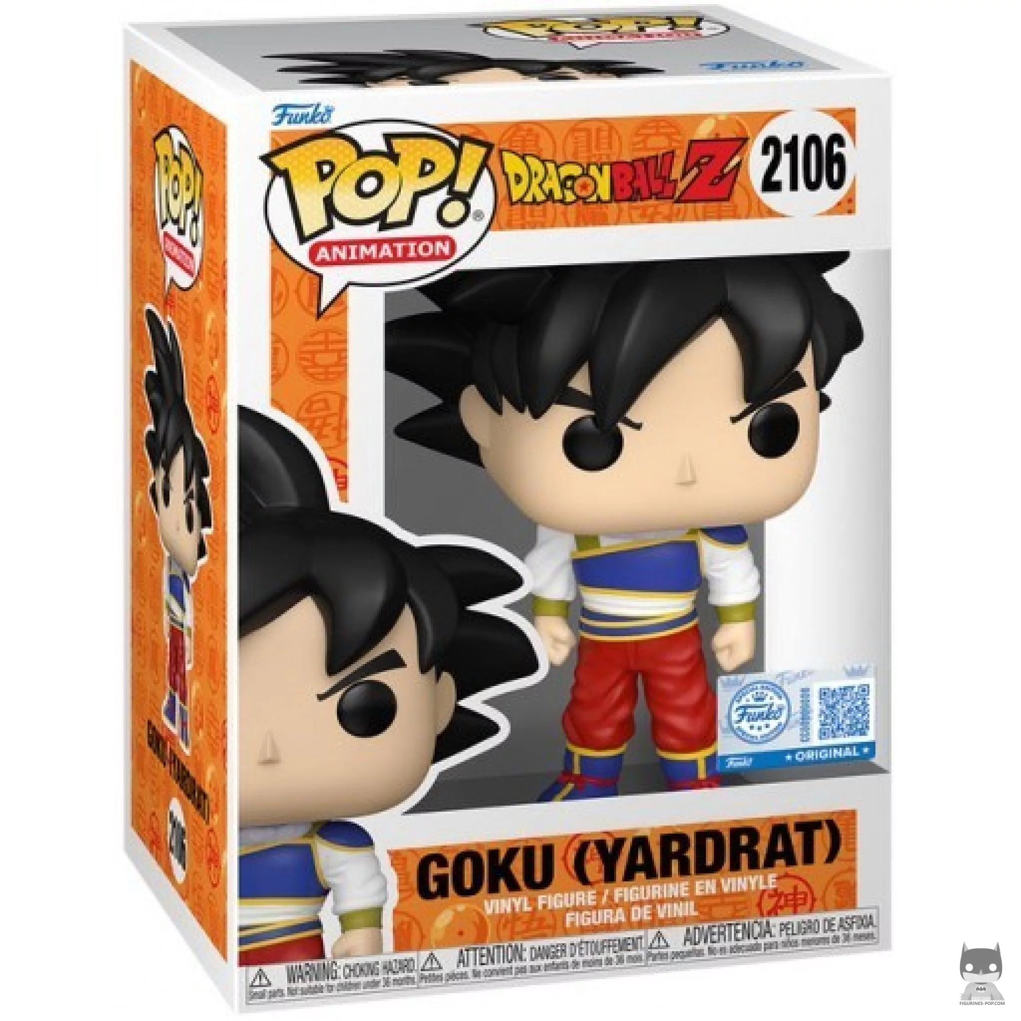 Figura Funko Pop! Goku (Yardrat) en su caja