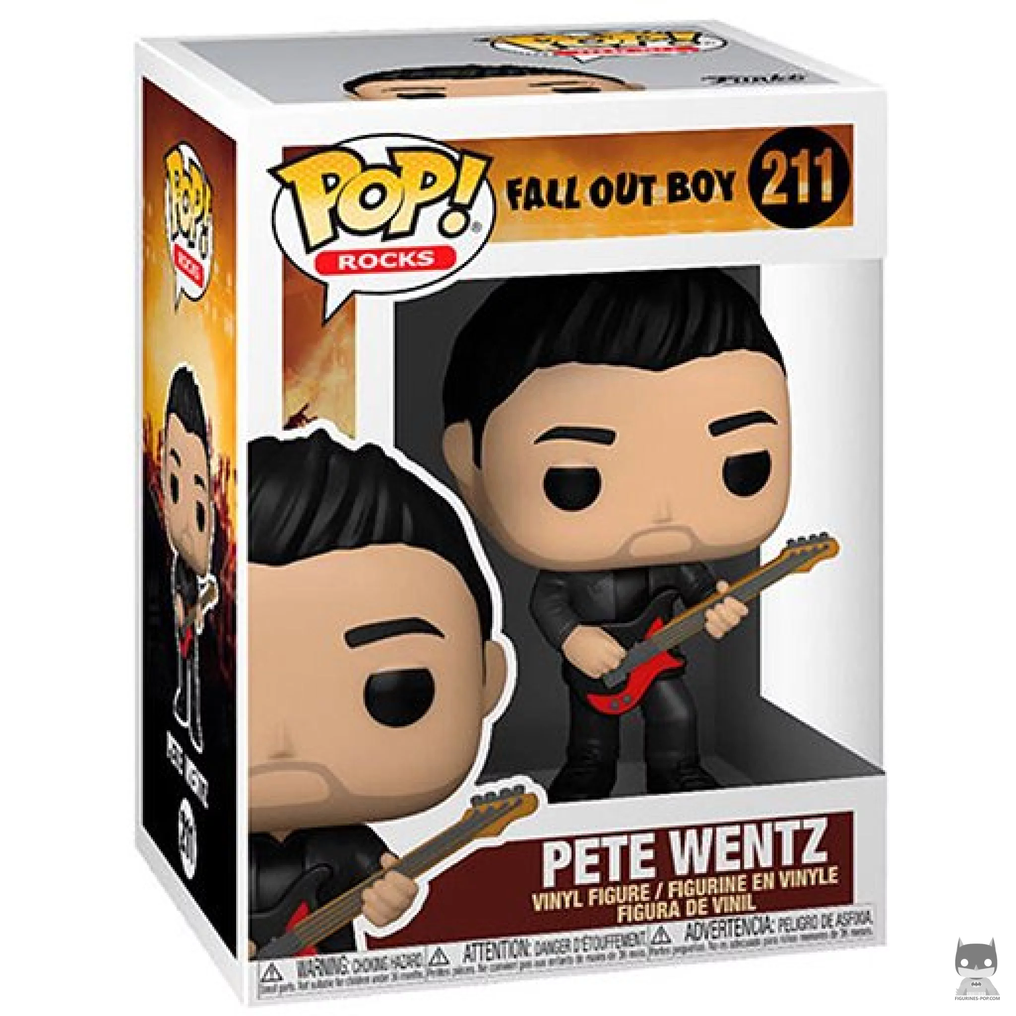 Figura Funko Pop! Pete Wentz en su caja