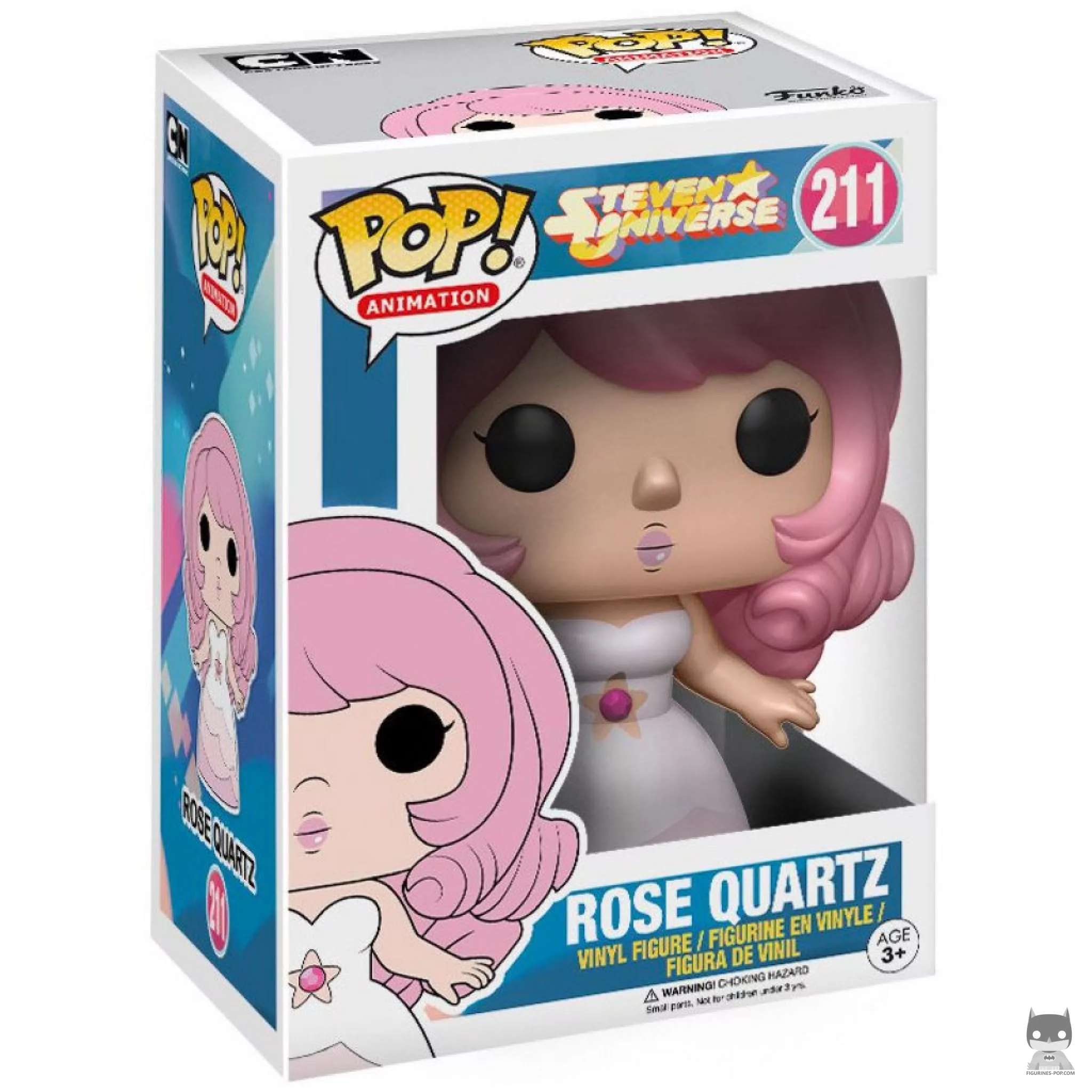 Figura Funko Pop! Cuarzo Rosa en su caja