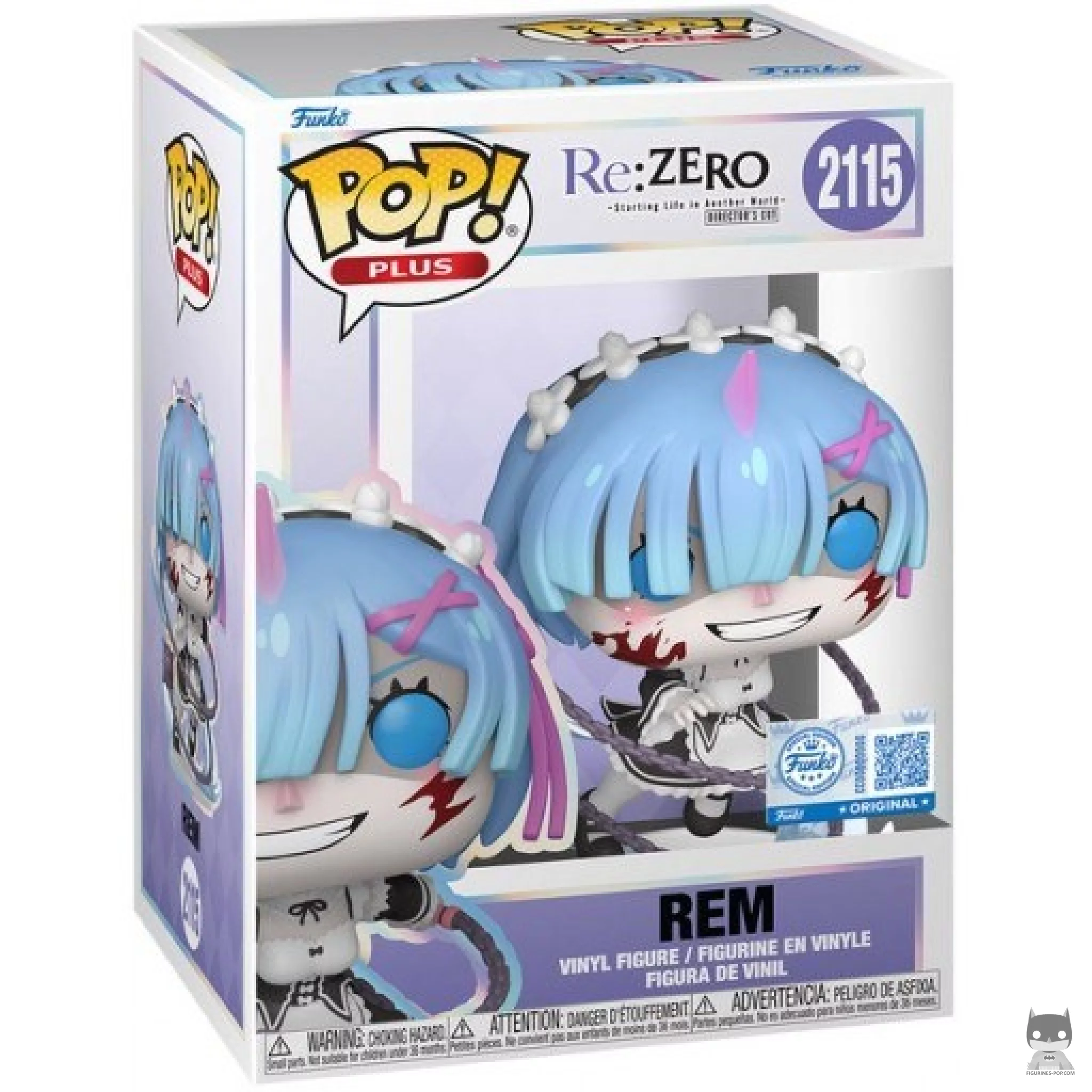 Figura Funko Pop! Rem con lucero del alba en su caja