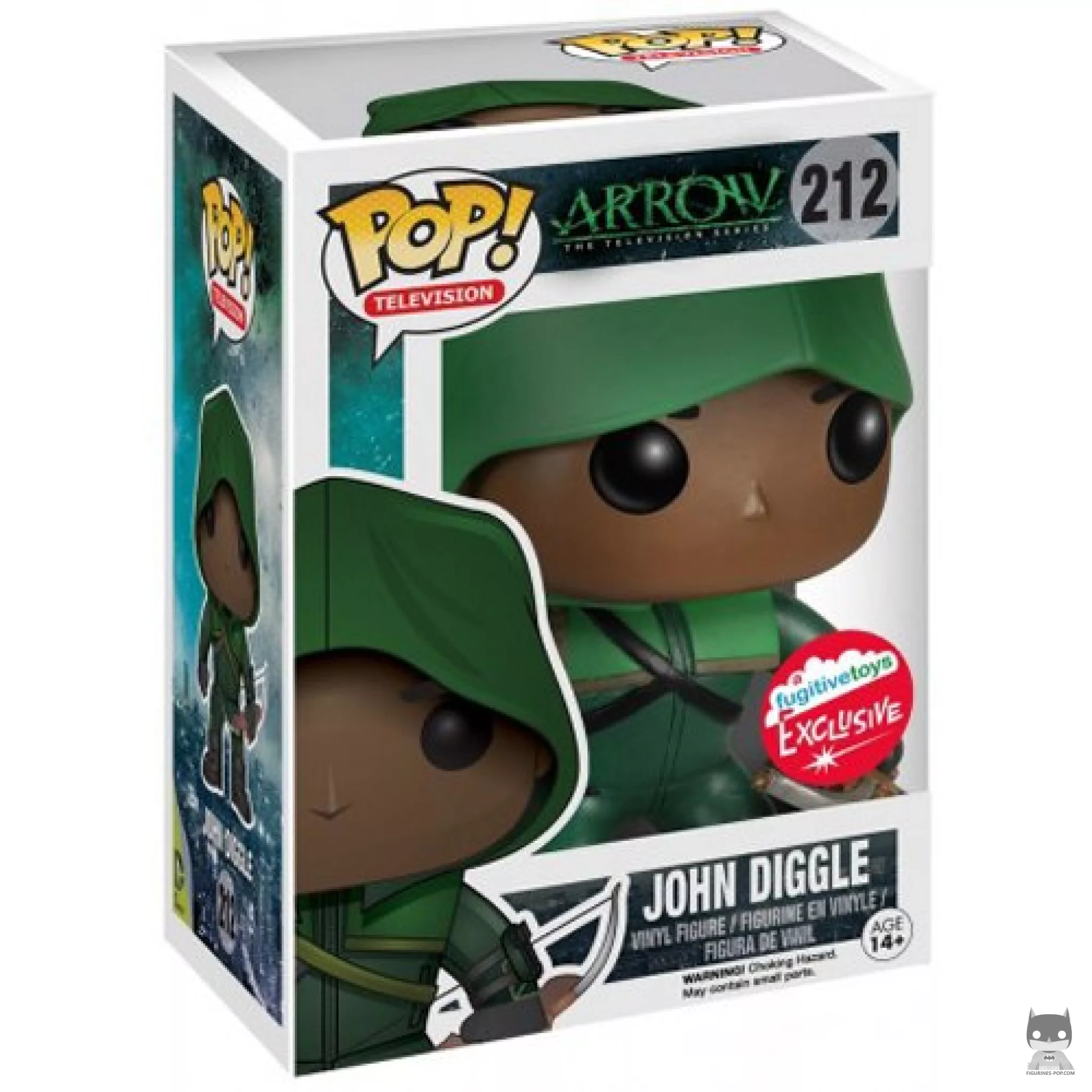 Figura Funko Pop! John Diggle (como Arrow) en su caja