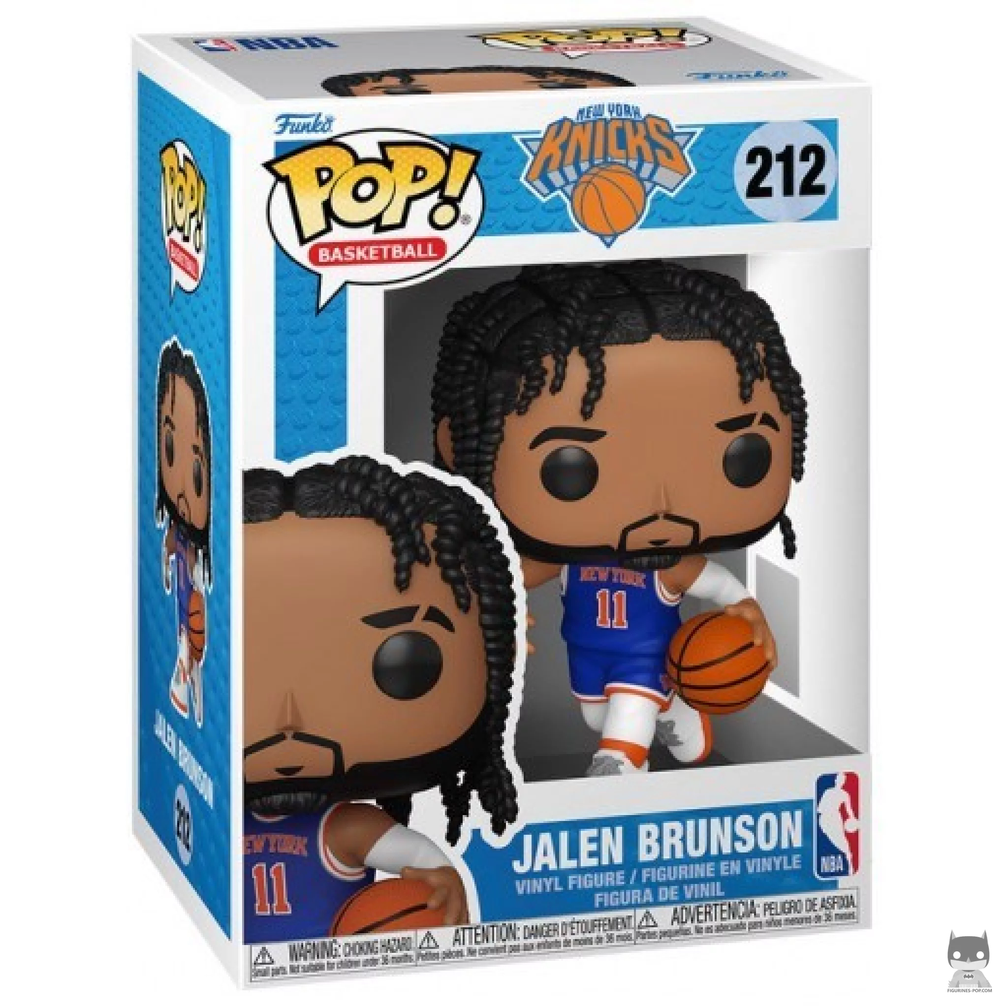 Figura Funko Pop! Jalen Brunson en su caja