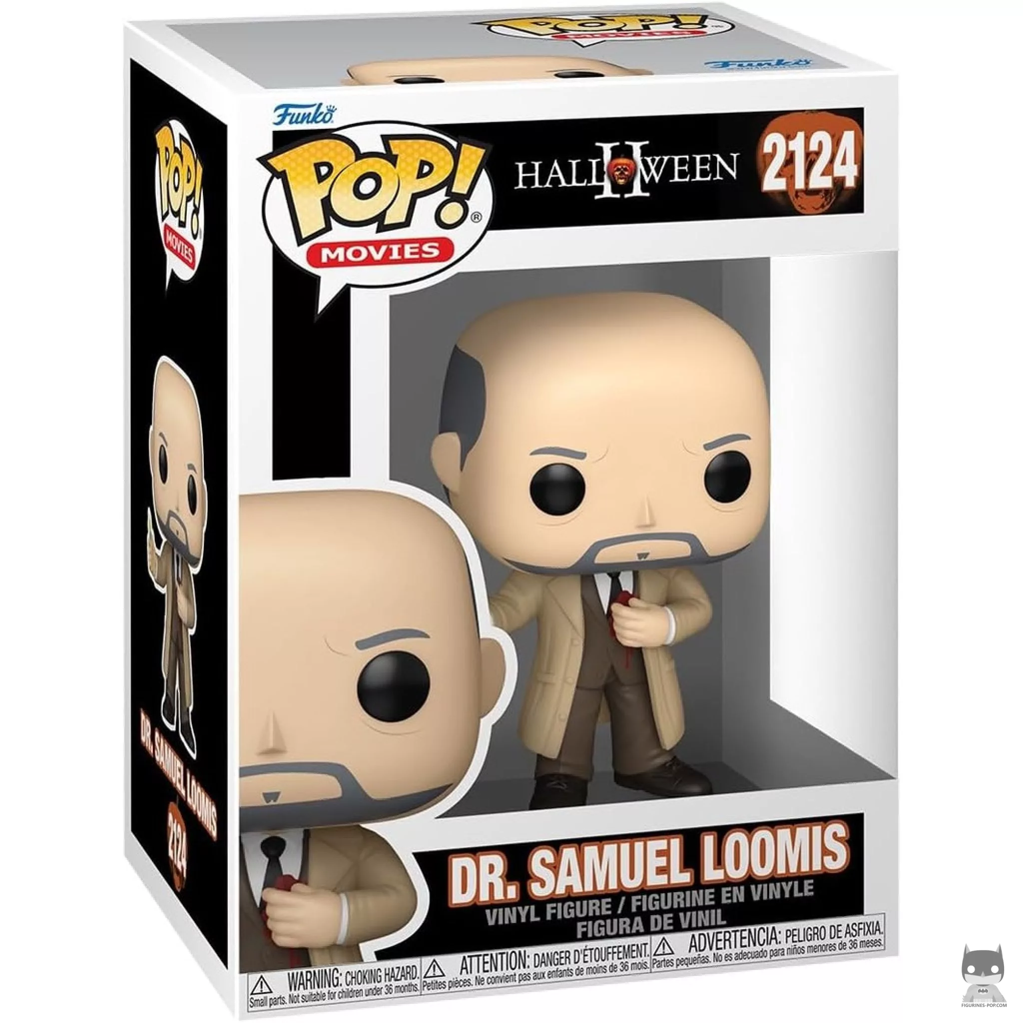Figura Funko Pop! Dr. Samuel Loomis en su caja