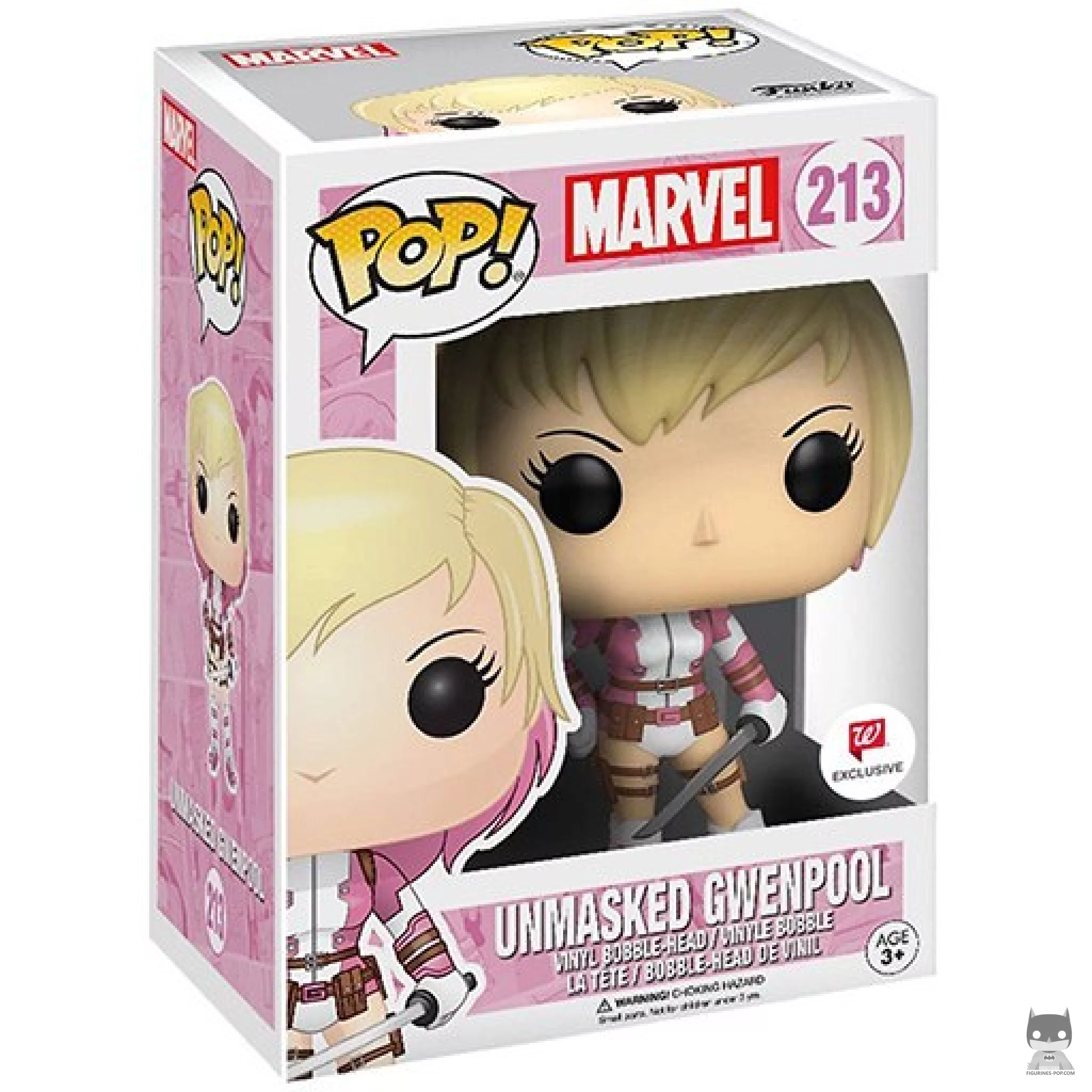 Figura Funko Pop! Gwenpool (Sin máscara) en su caja