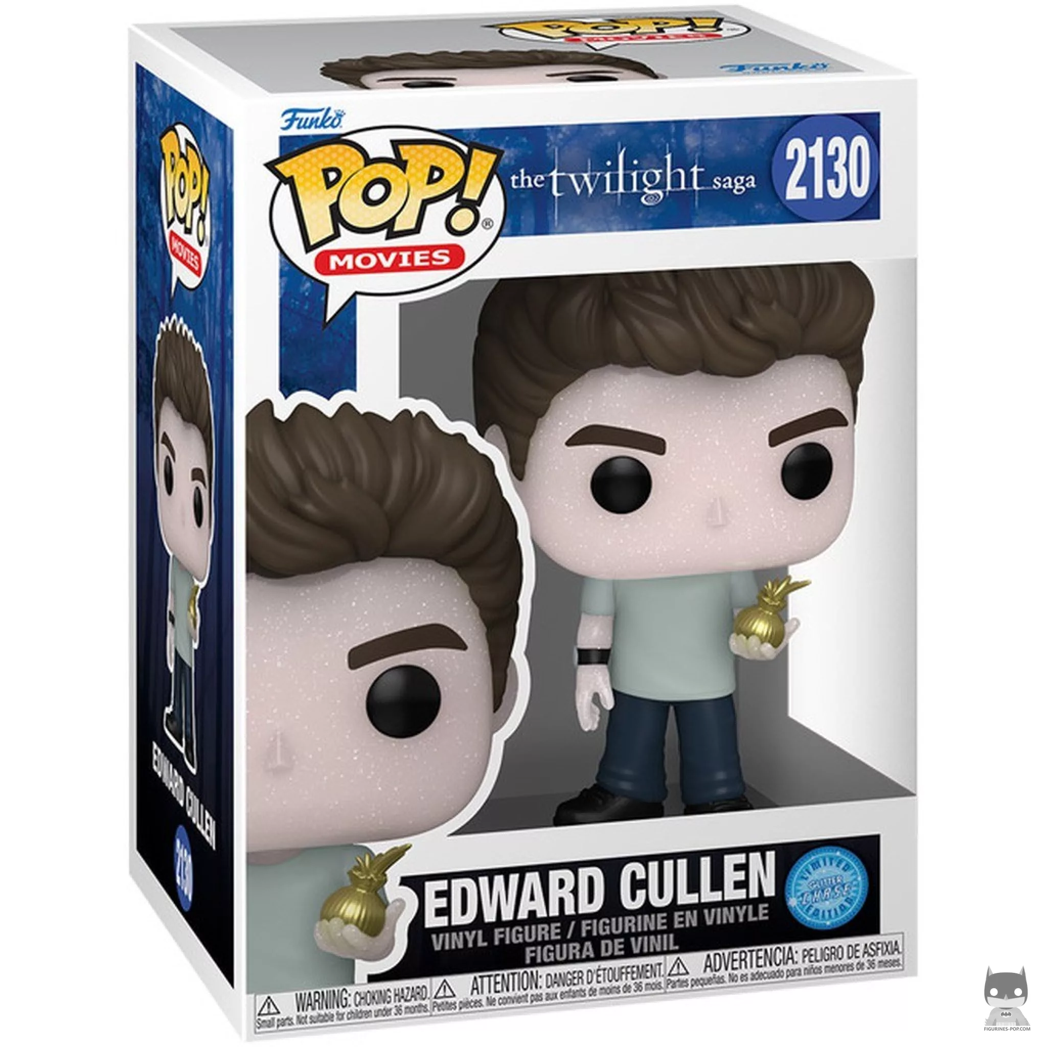 Figura Funko Pop! Edward Cullen (Chase & Purpurina) en su caja